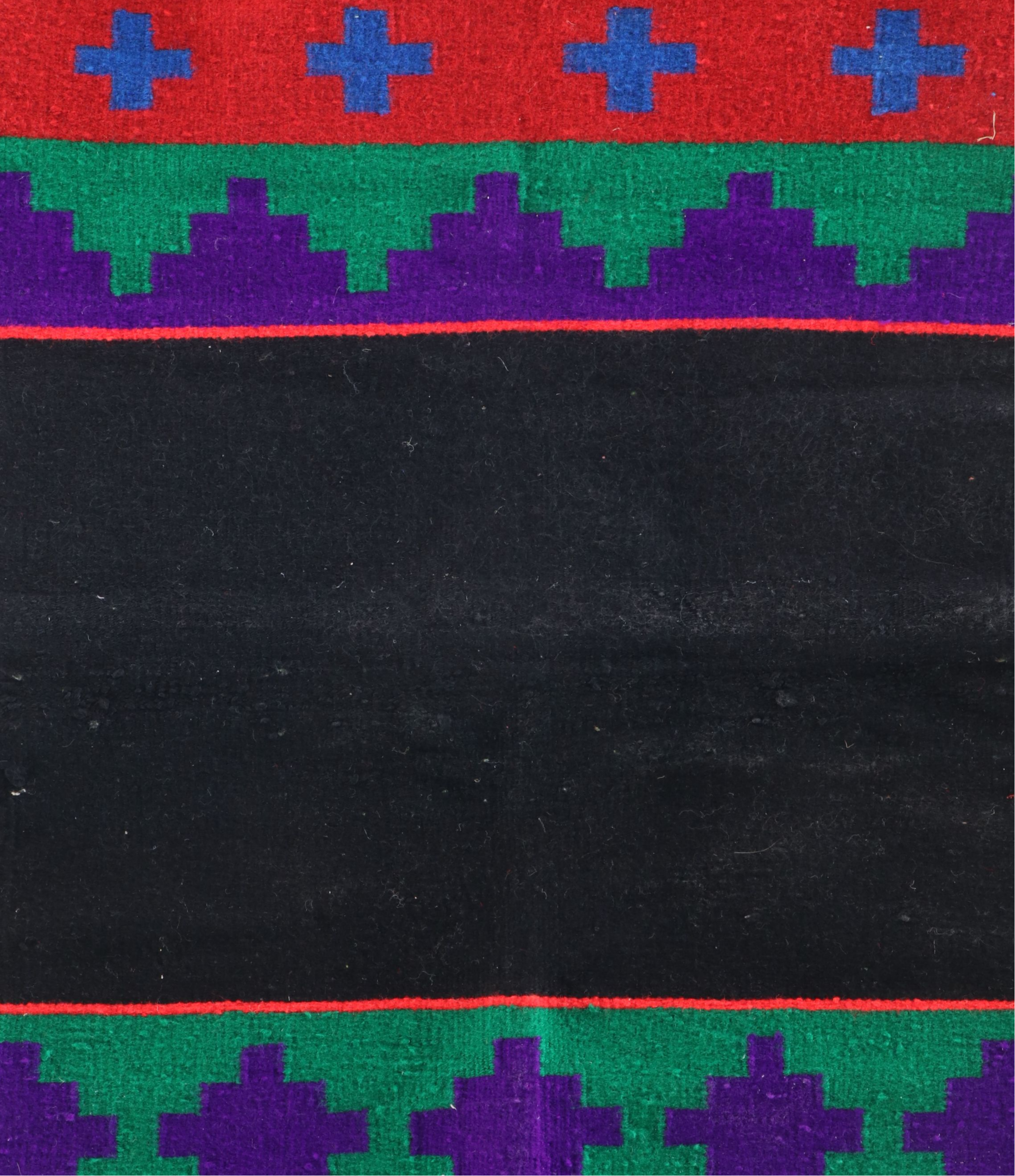 2' x 3'4 Handwoven Navajo Polychrome Biil Dress Rug