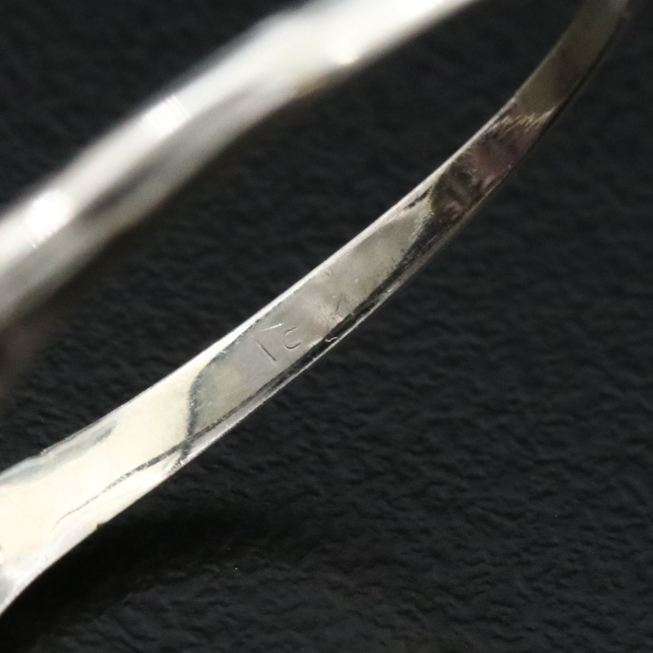 Art Deco 18K Amethyst and Diamond Open Work Navette Ring