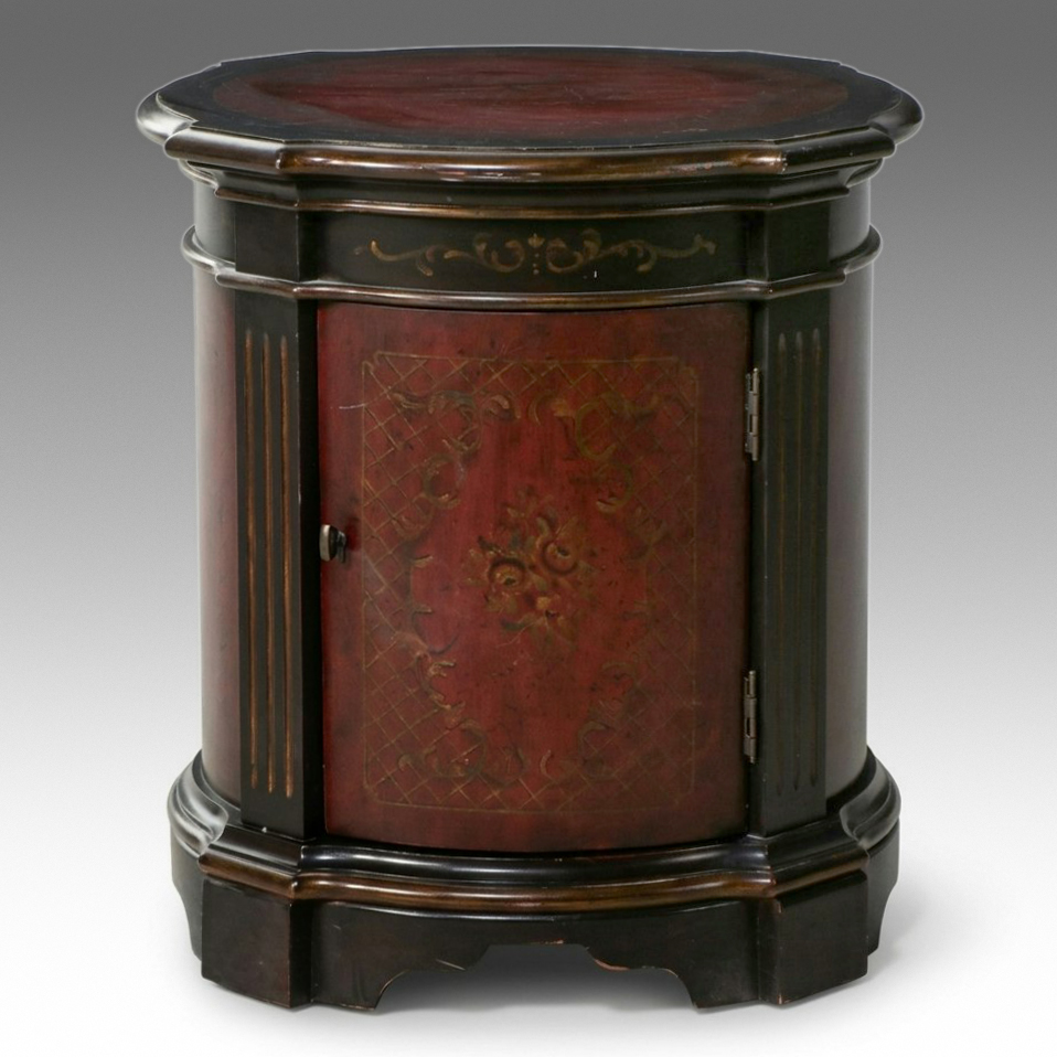 Regency Style Painted Wooden Cabinet, 21st Century