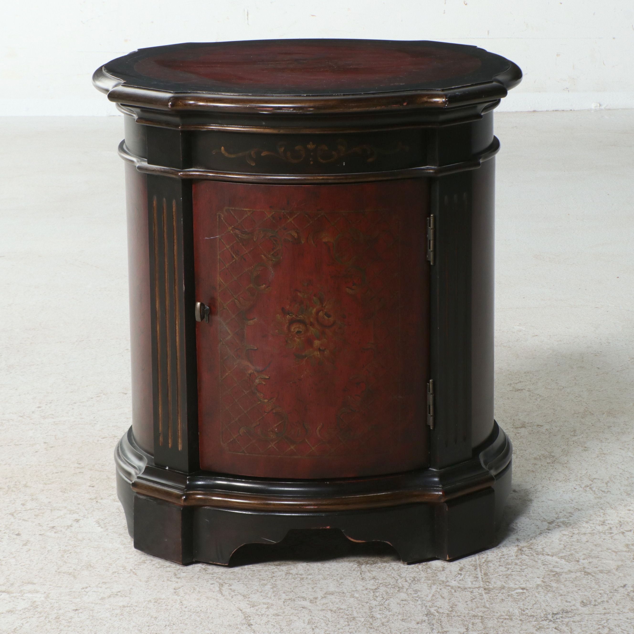 Regency Style Painted Wooden Cabinet, 21st Century