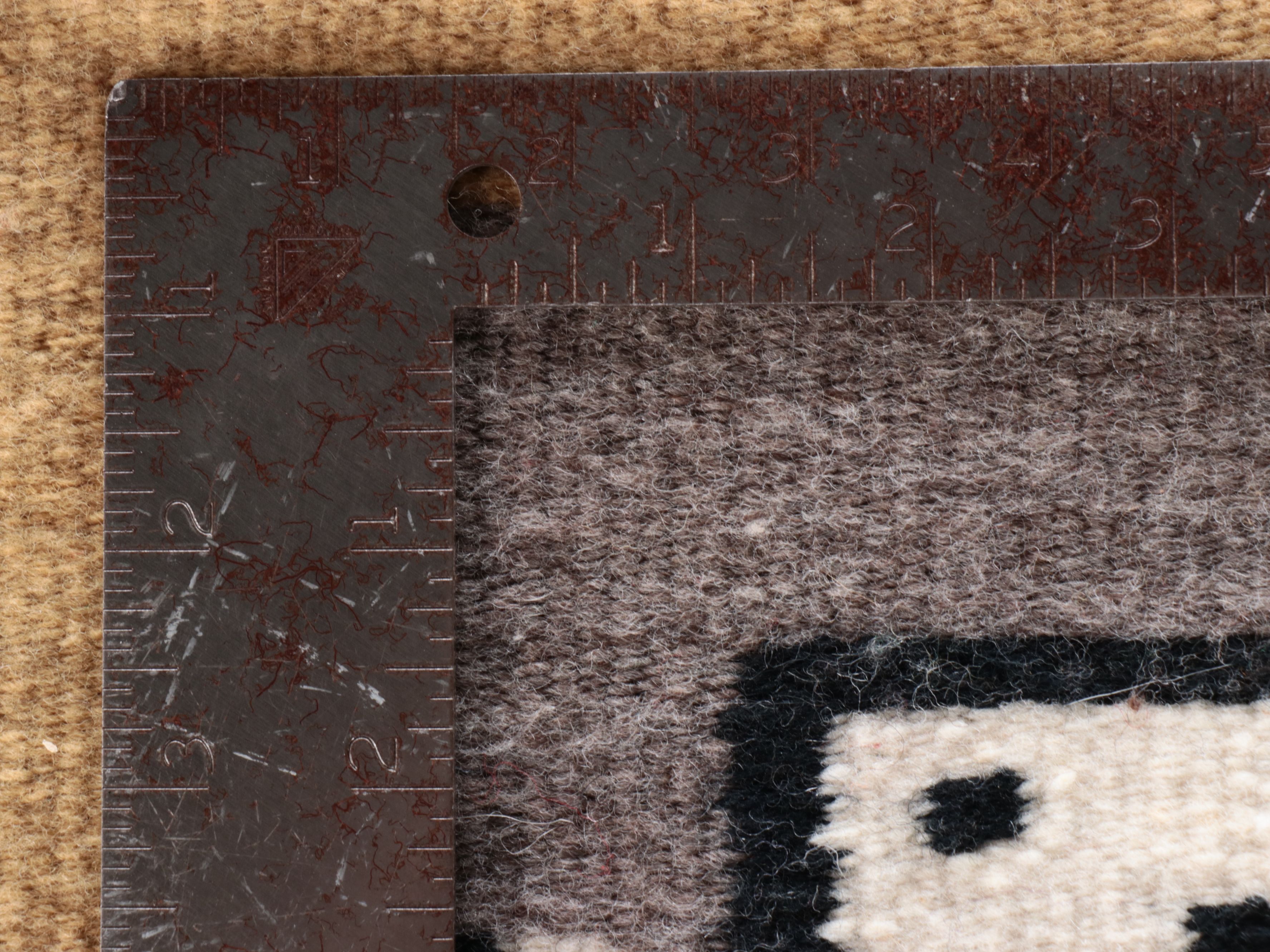 2'8 x 3'6 Ganado Handwoven Navajo Yei Be Chei Accent Rug