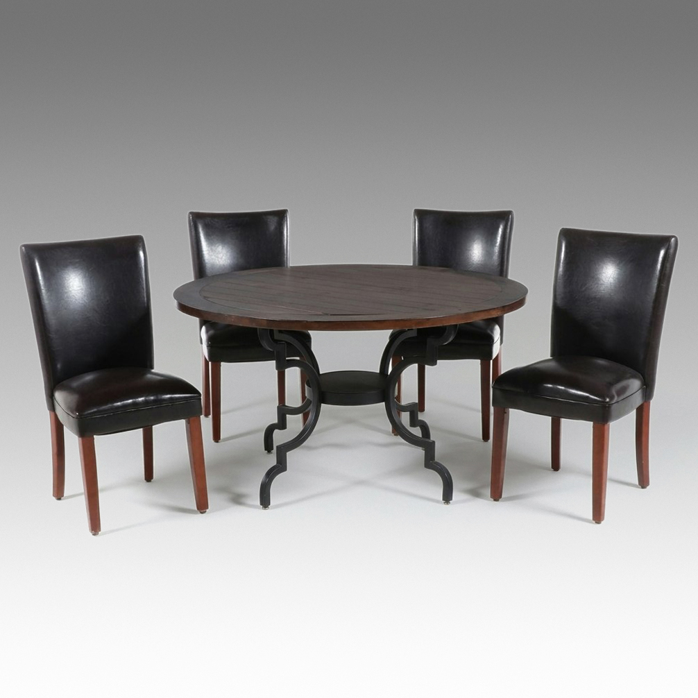 Five Piece Dining Set with Standard Furniture "Montvale" Table