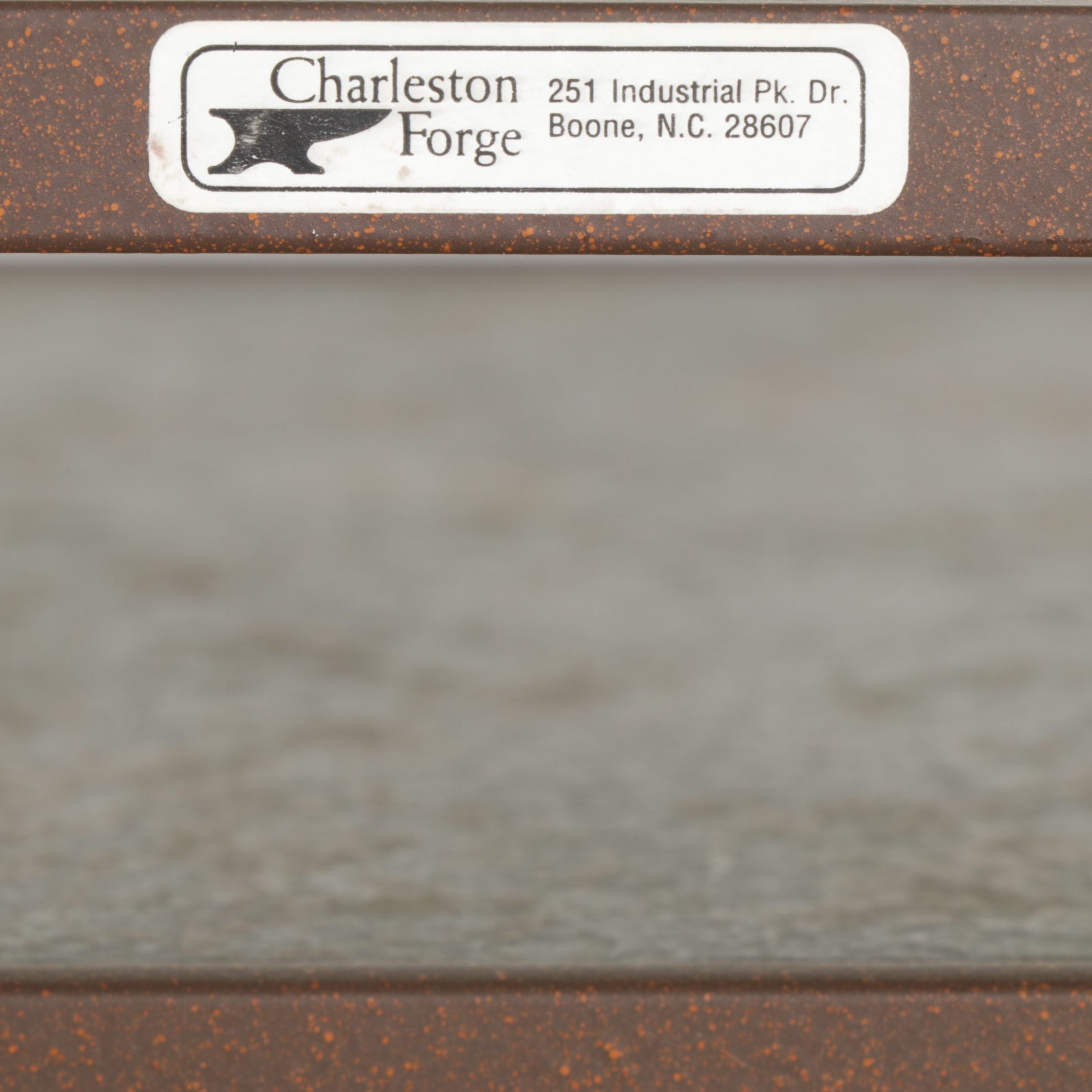 Charleston Forge Wrought Iron Display Shelf with Slate Tile Shelves