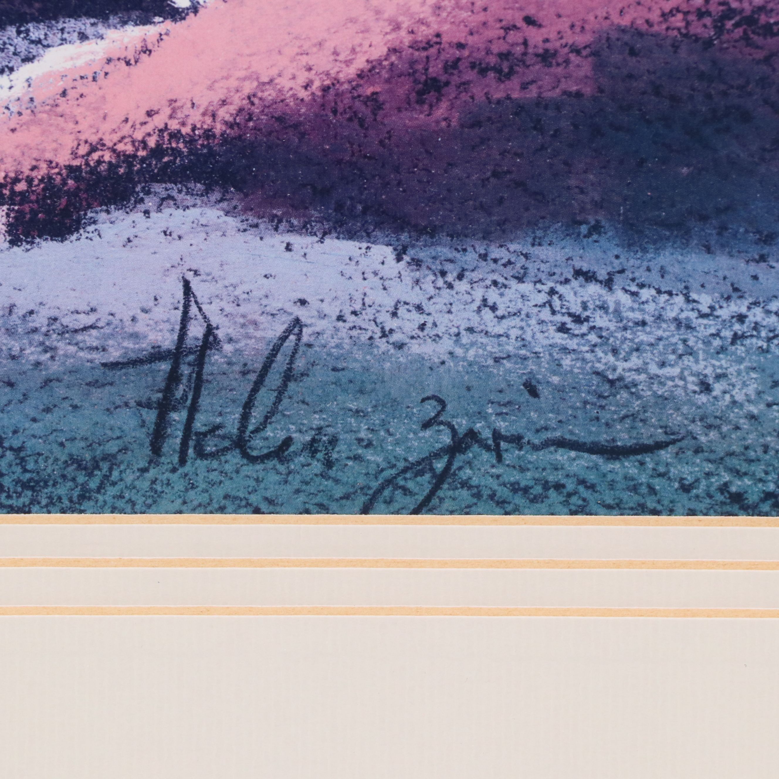 After Helen Zarin Offset Lithograph "River Reflection"