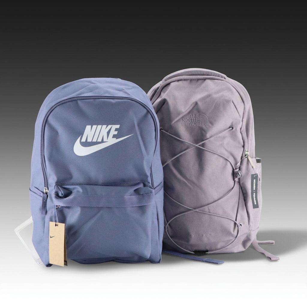 The North Face Jester Everyday Laptop Backpack and Nike Heritage Backpack W Tags
