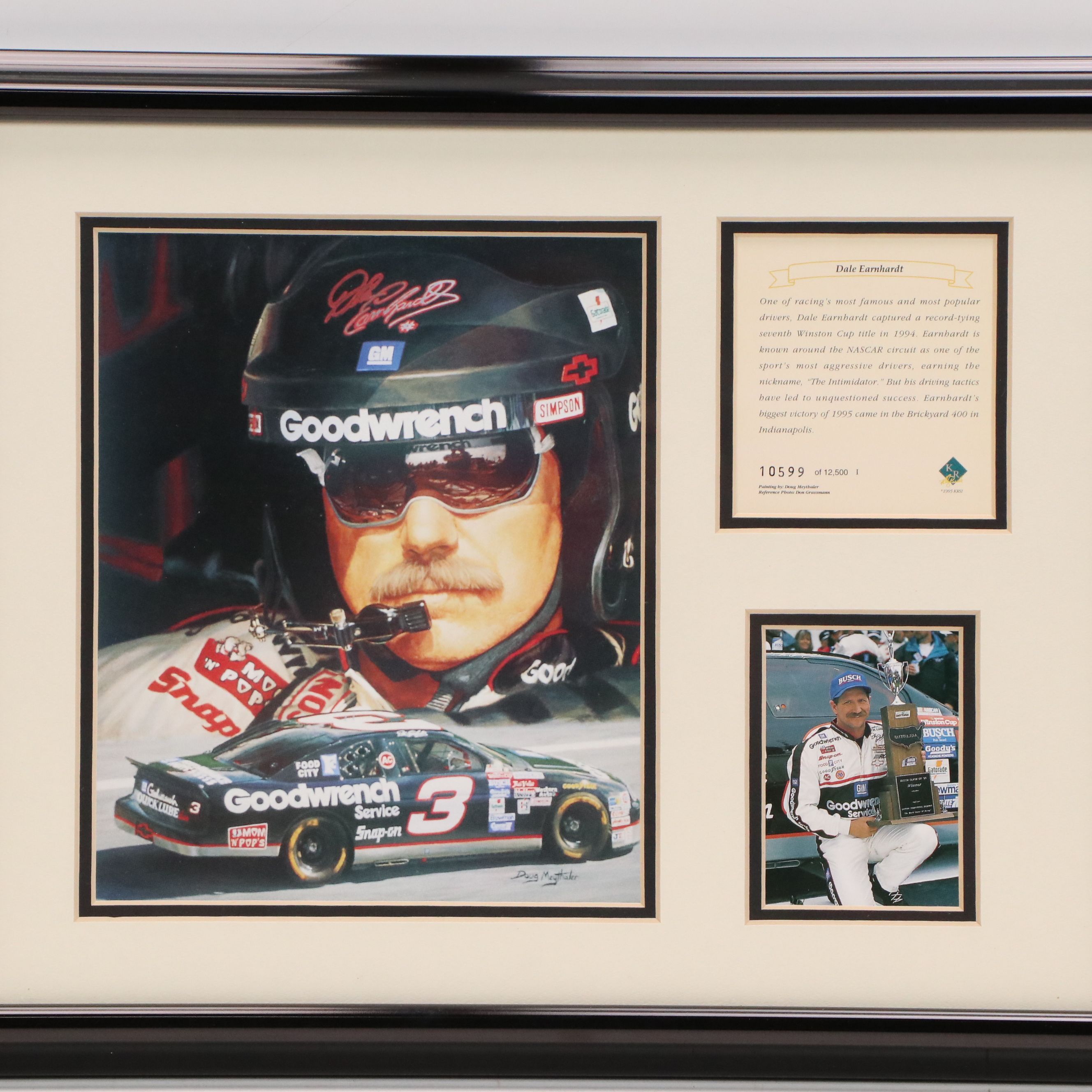 After Doug Meythaler Offset Lithograph "Dale Earnhardt," 1995