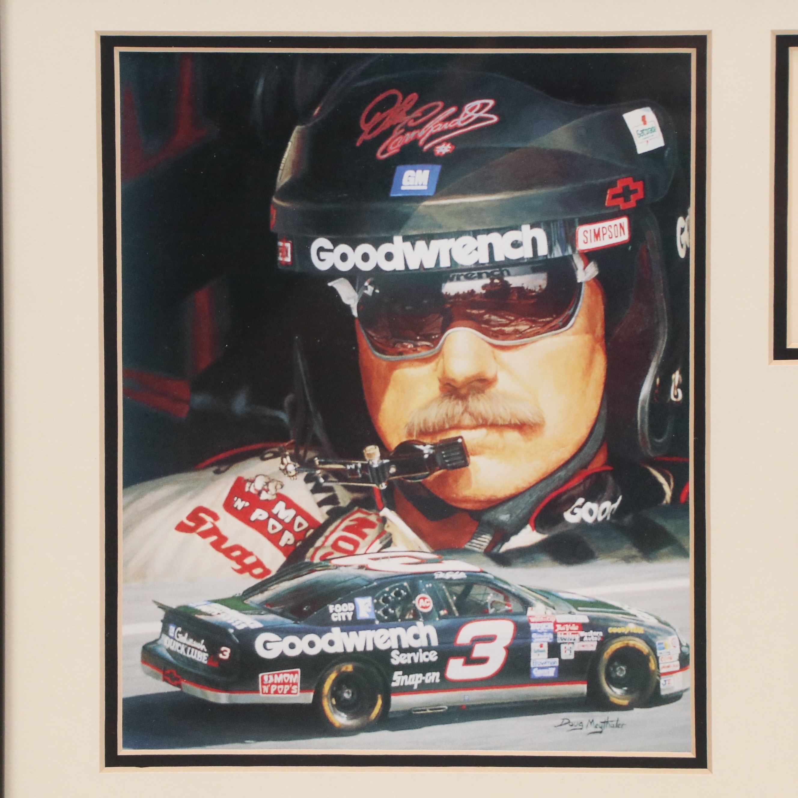 After Doug Meythaler Offset Lithograph "Dale Earnhardt," 1995
