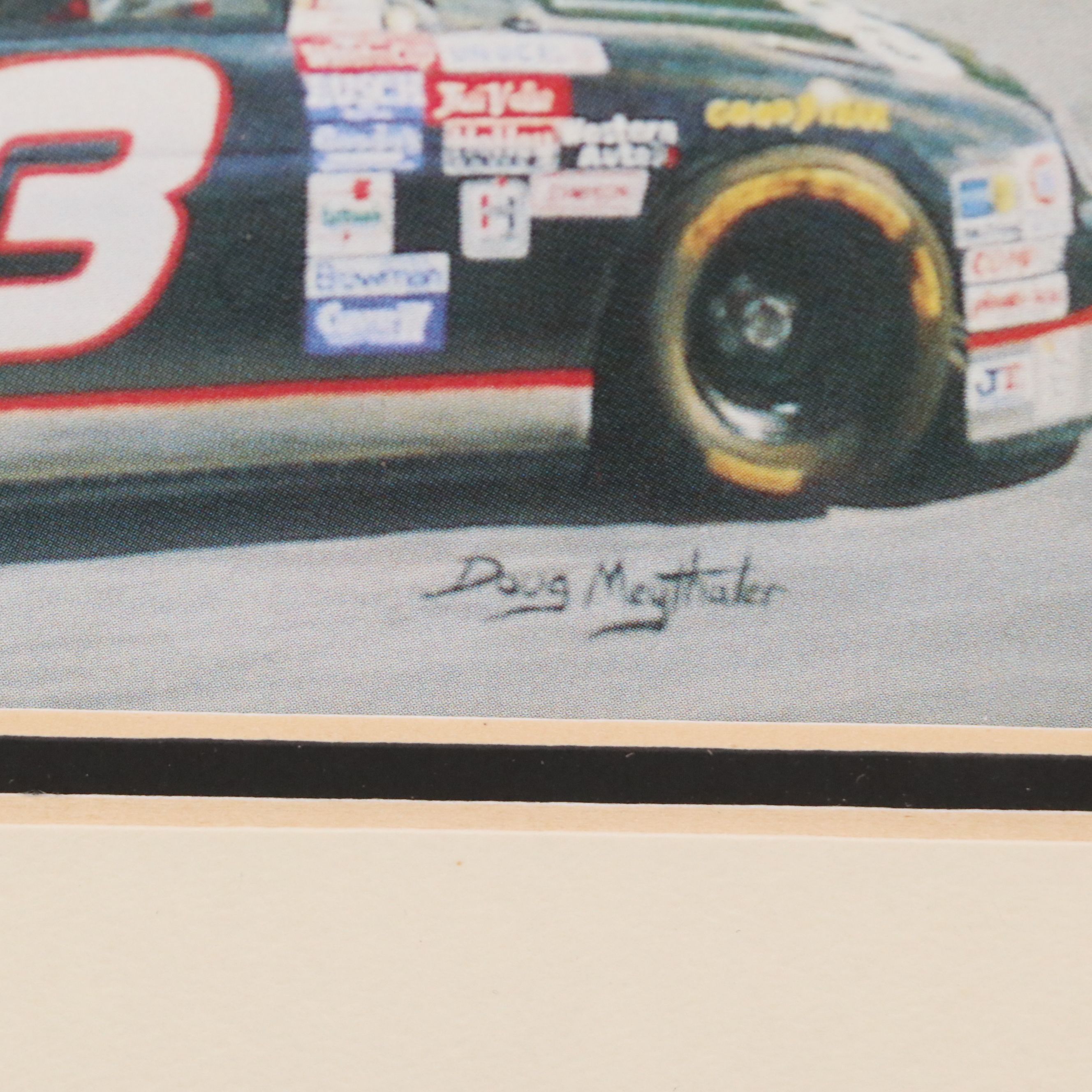 After Doug Meythaler Offset Lithograph "Dale Earnhardt," 1995