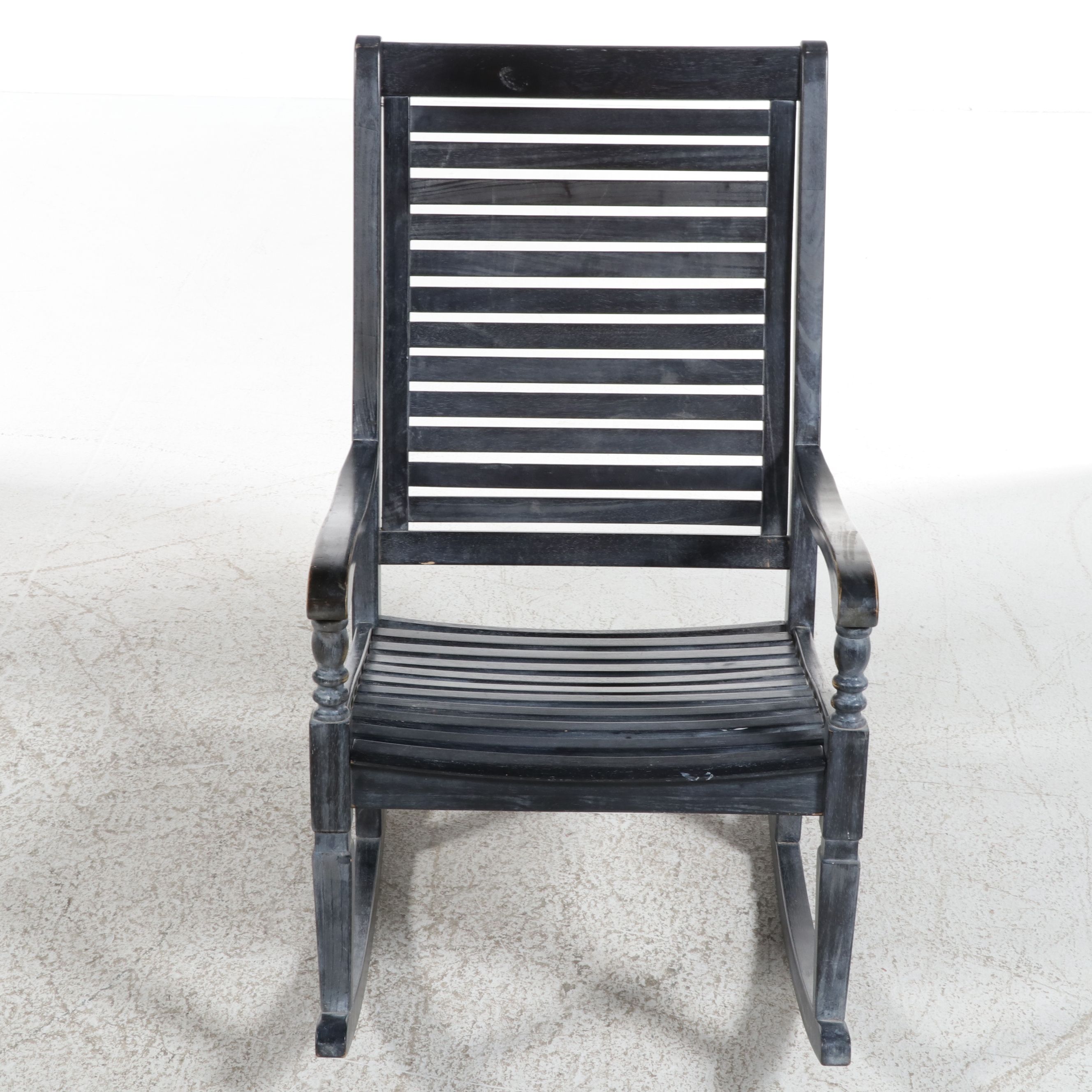 Contemporary Shaker Style Slat-Back Rocking Chair