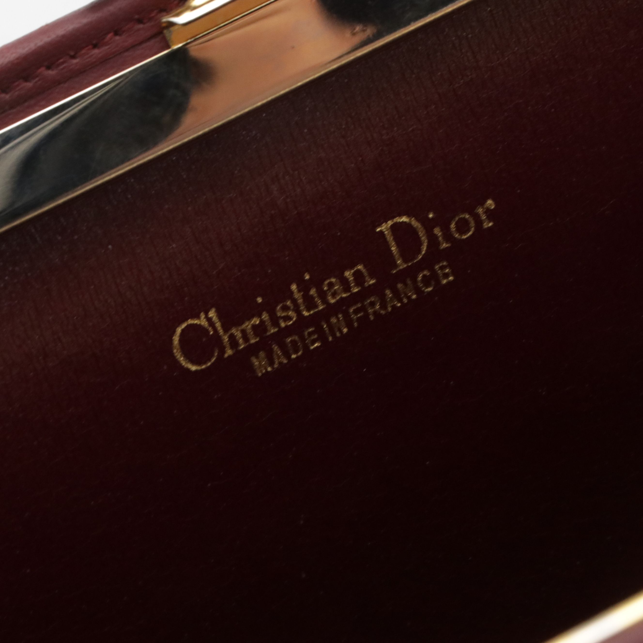 Christian Dior Convertible Clutch Purse in Logo Honeycomb Jacquard Canvas