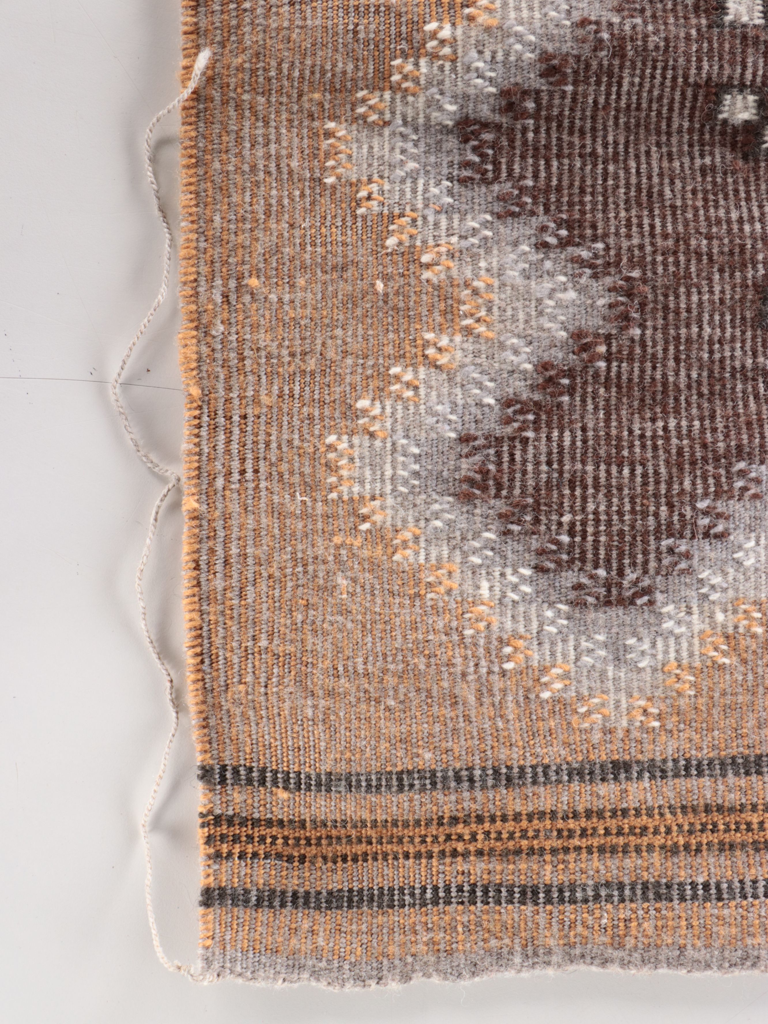 2' x 3'1 Marilyn Scott Handwoven Navajo Modern Style Burntwater Accent Rug