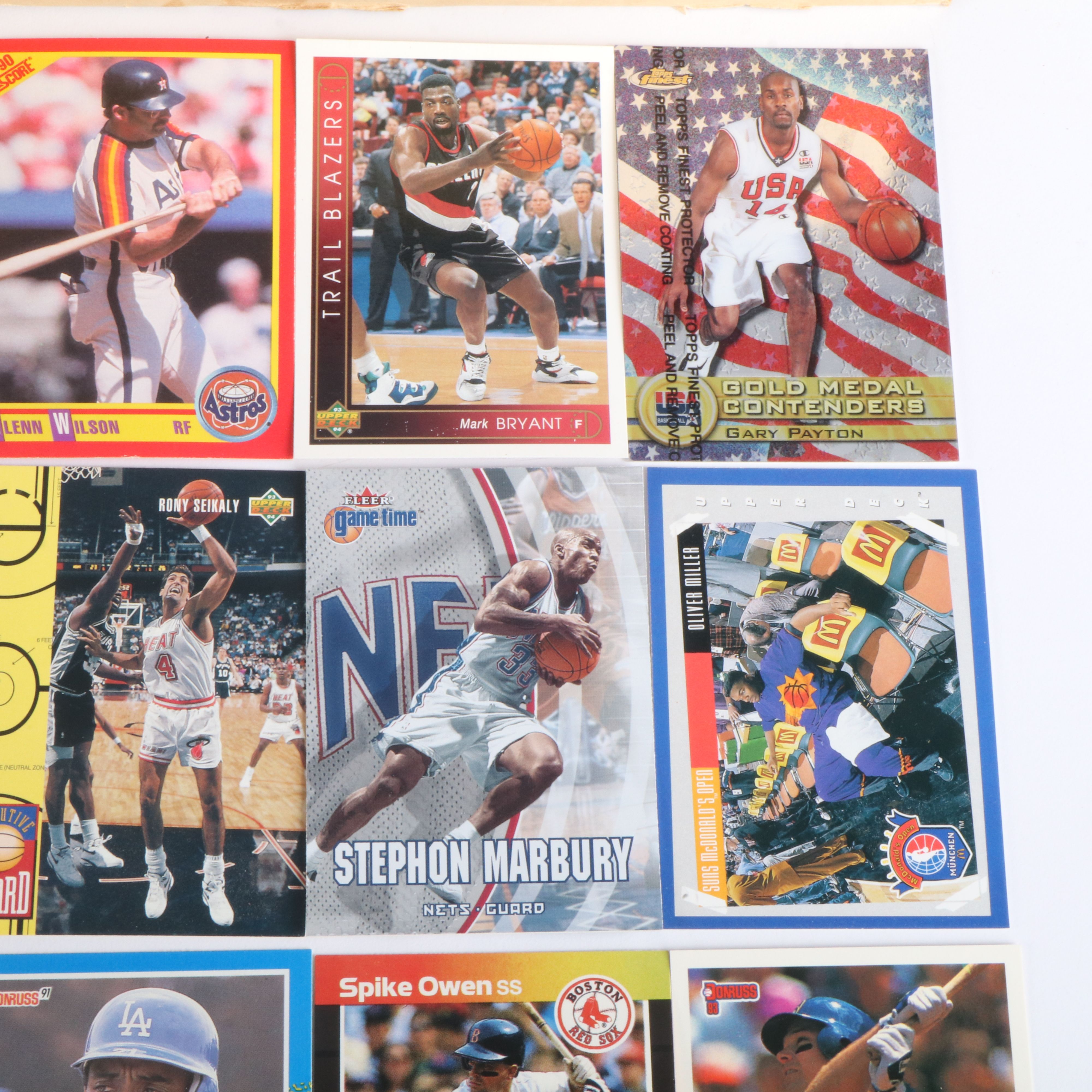 Large Group of Baseball and Basketball Cards, 1980s to 2000s