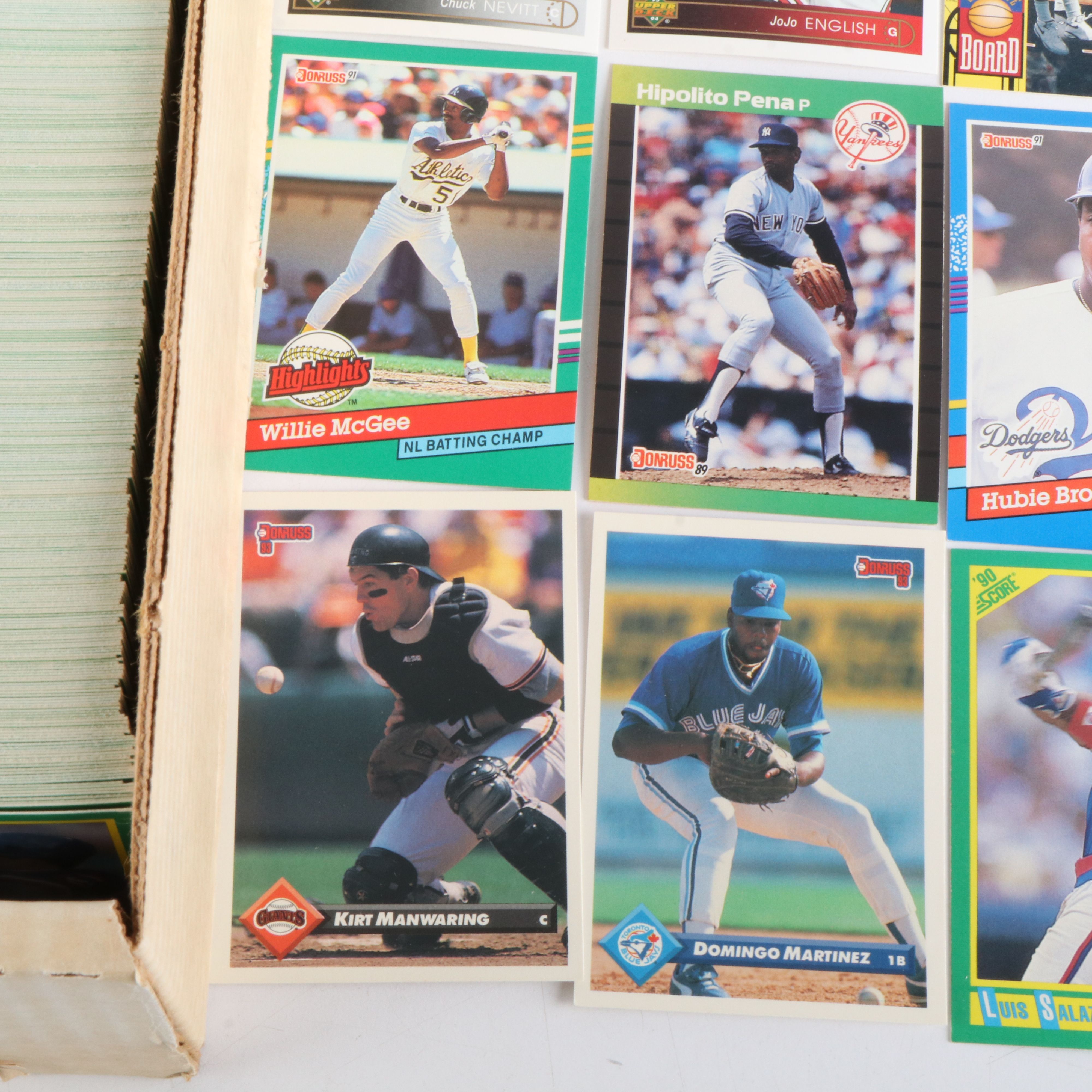 Large Group of Baseball and Basketball Cards, 1980s to 2000s