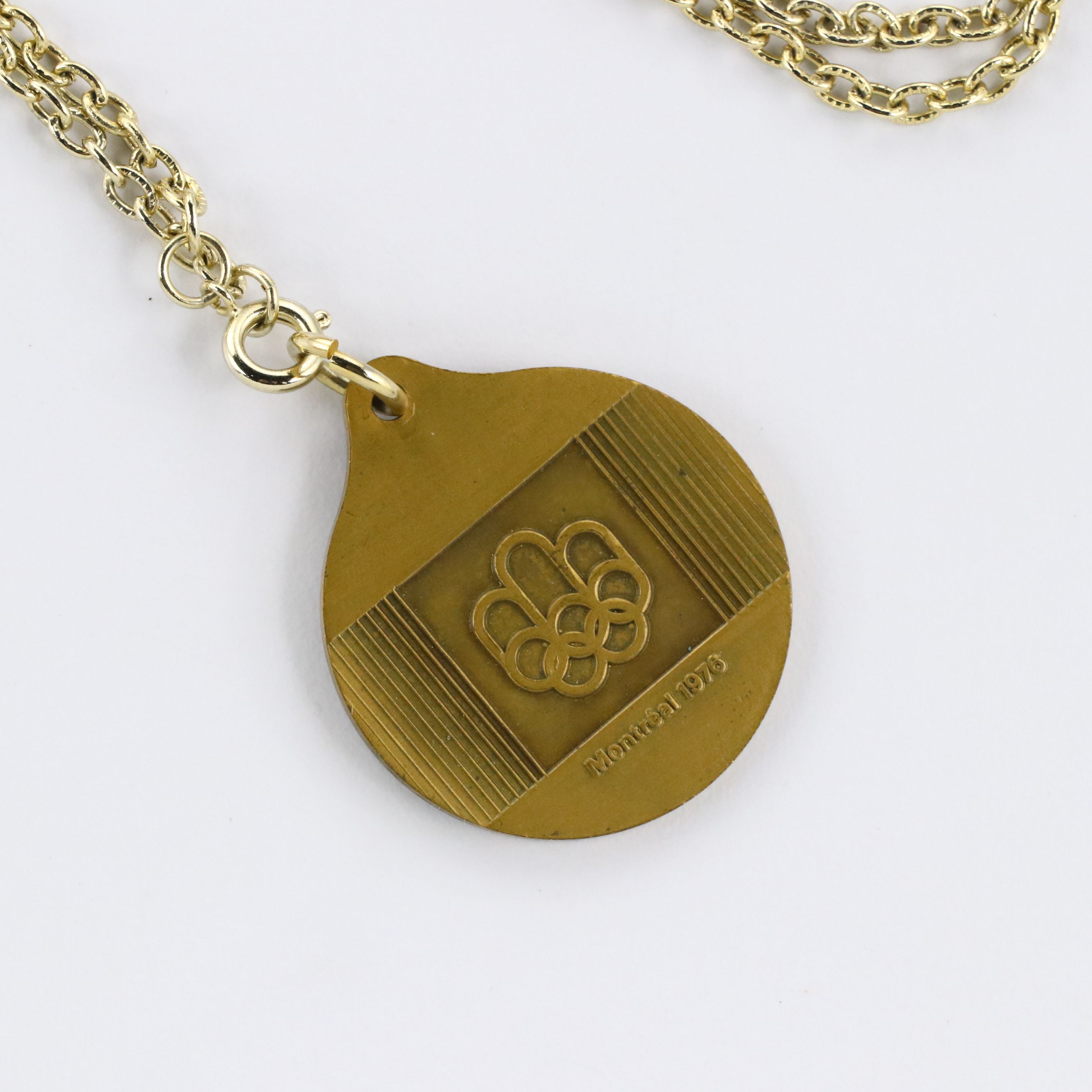 Olympics Panathenaic Stadium and Montreal 1976 Commemorative Medals with Flags