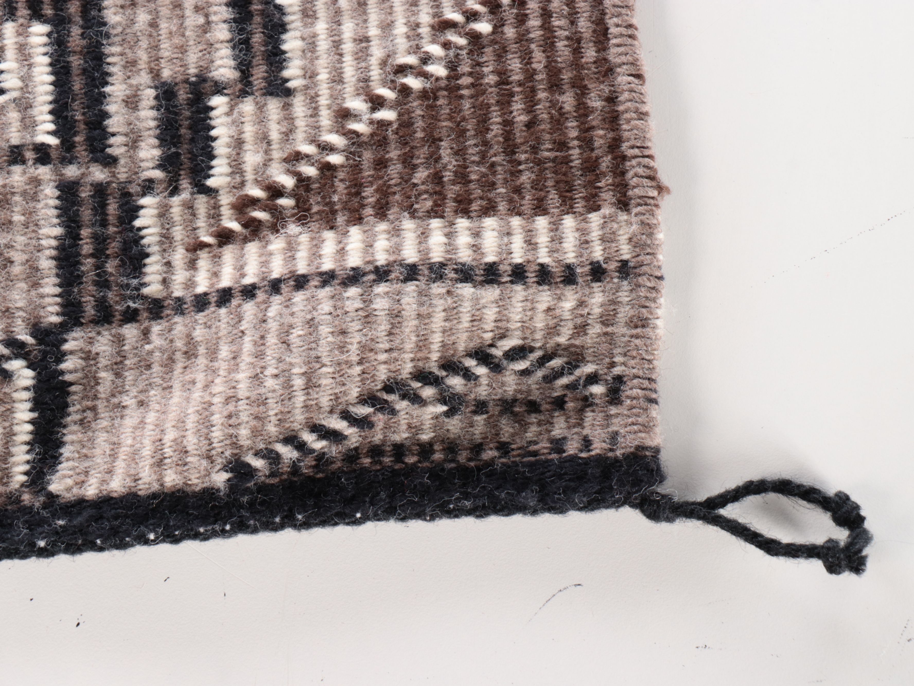 1'5 x 2'1 Handwoven Navajo Modern Style Accent Rug, 1984