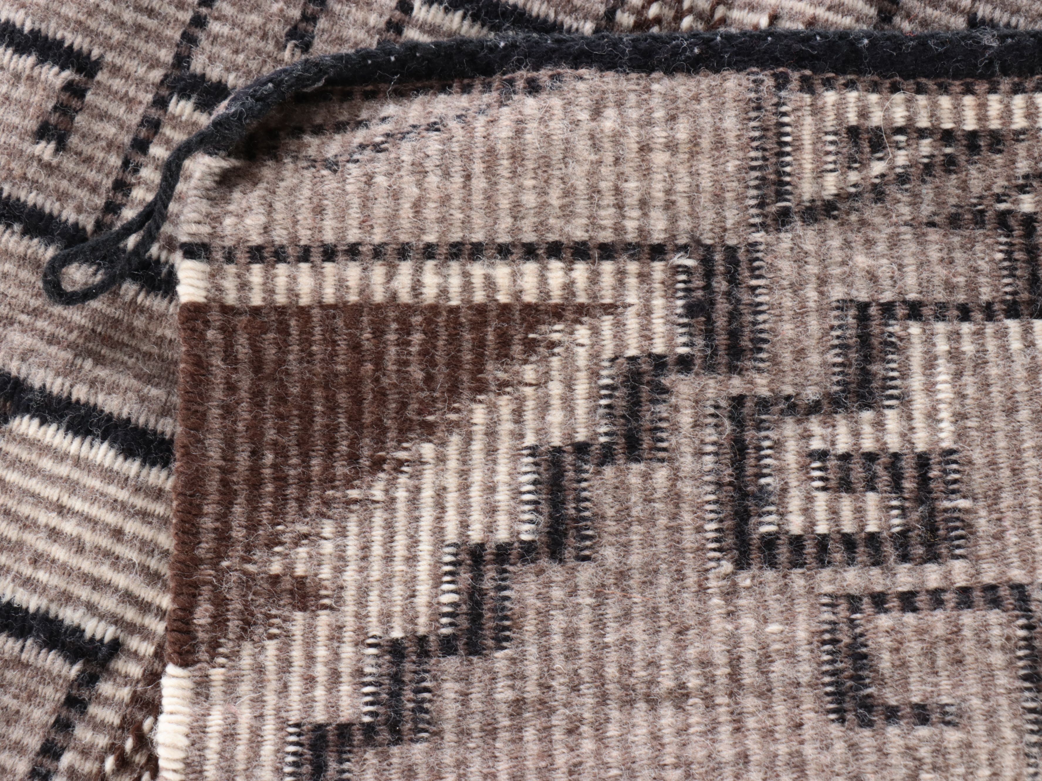 1'5 x 2'1 Handwoven Navajo Modern Style Accent Rug, 1984