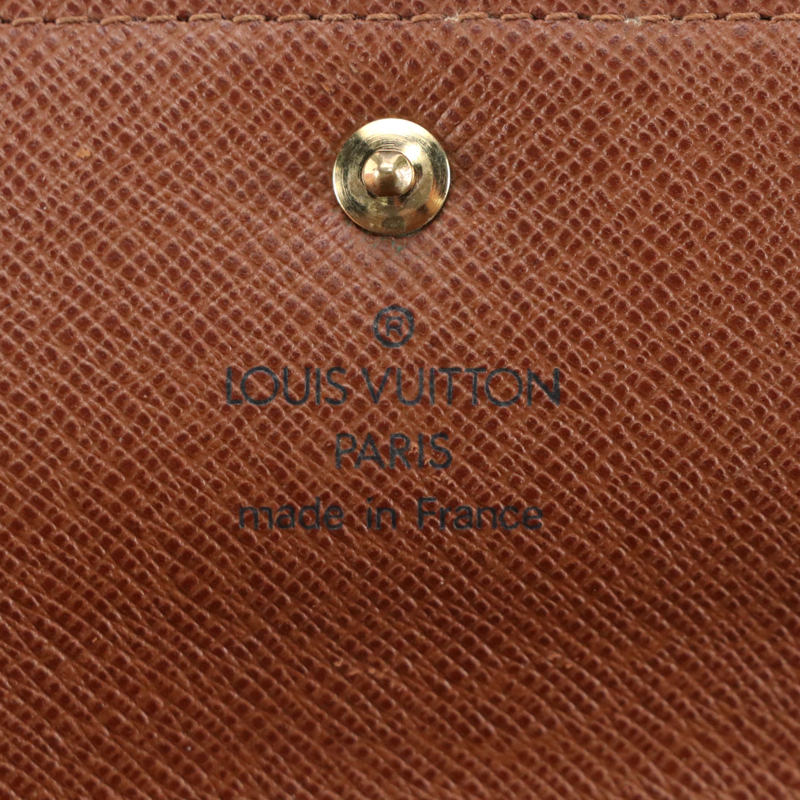 Louis Vuitton Porte-Trésor and ID Case in Monogram Canvas