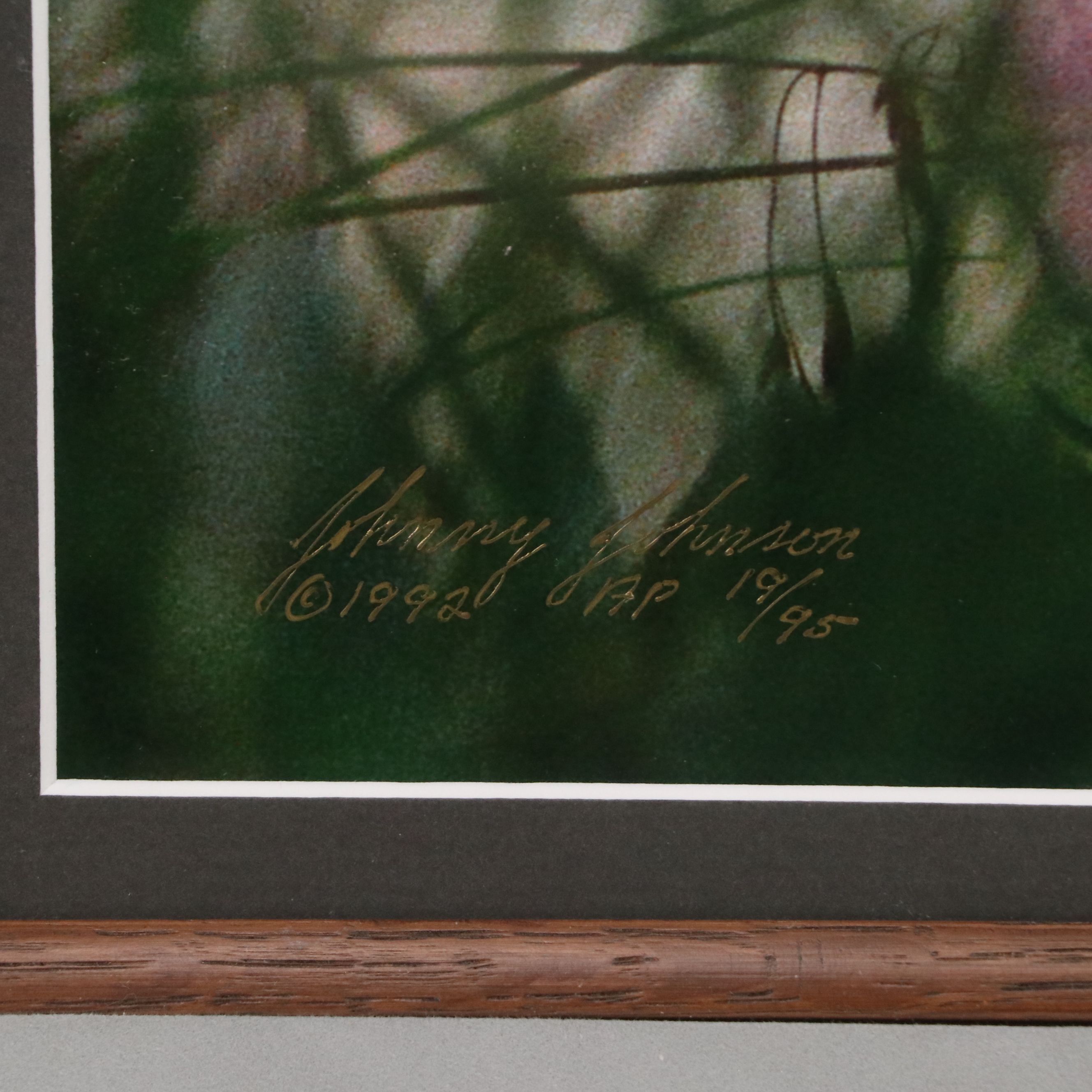 Johnny Johnson Fuji-Crystal Archival Print "Soul of Silence," 1992