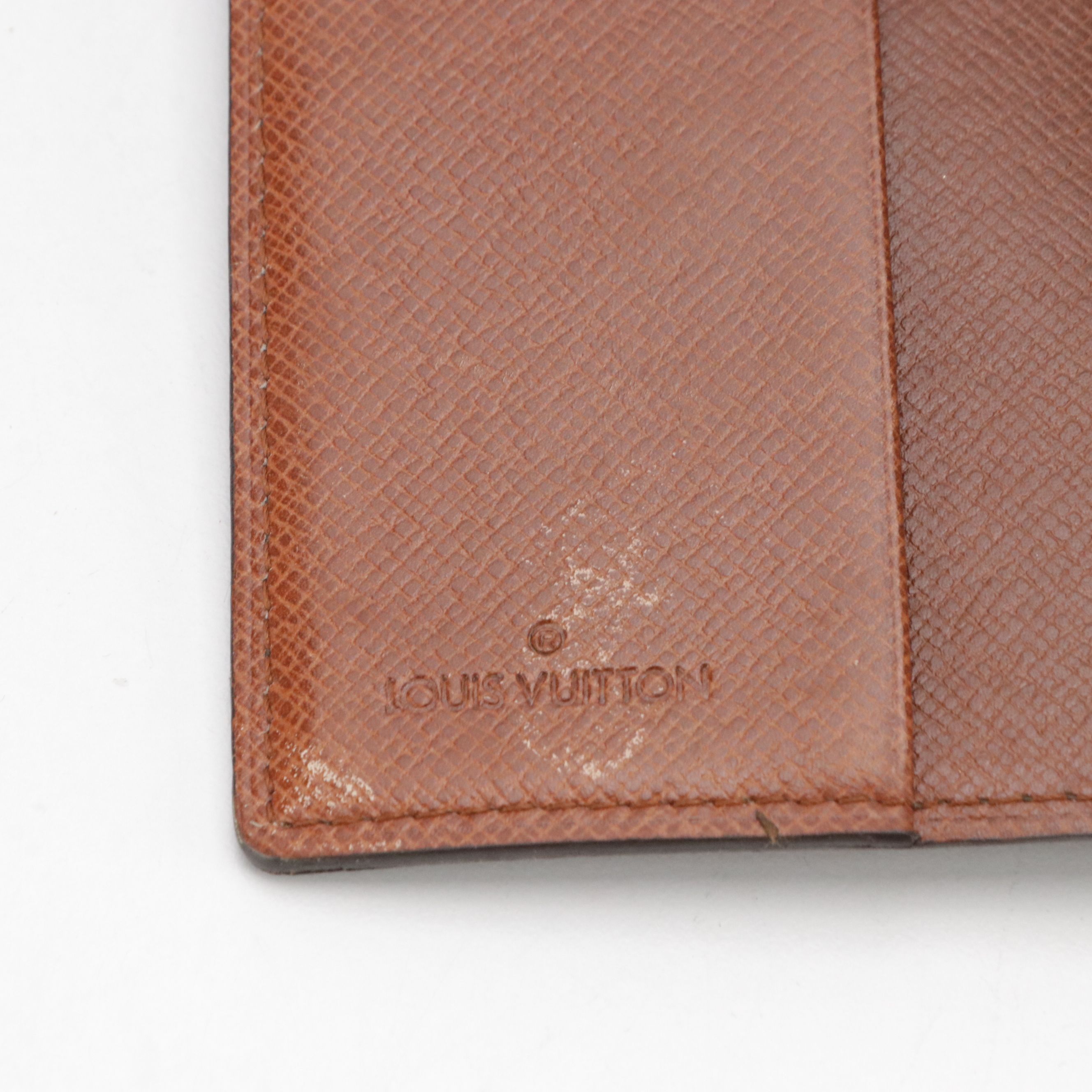 Louis Vuitton Pocket Agenda/Notebook Cover in Monogram Canvas