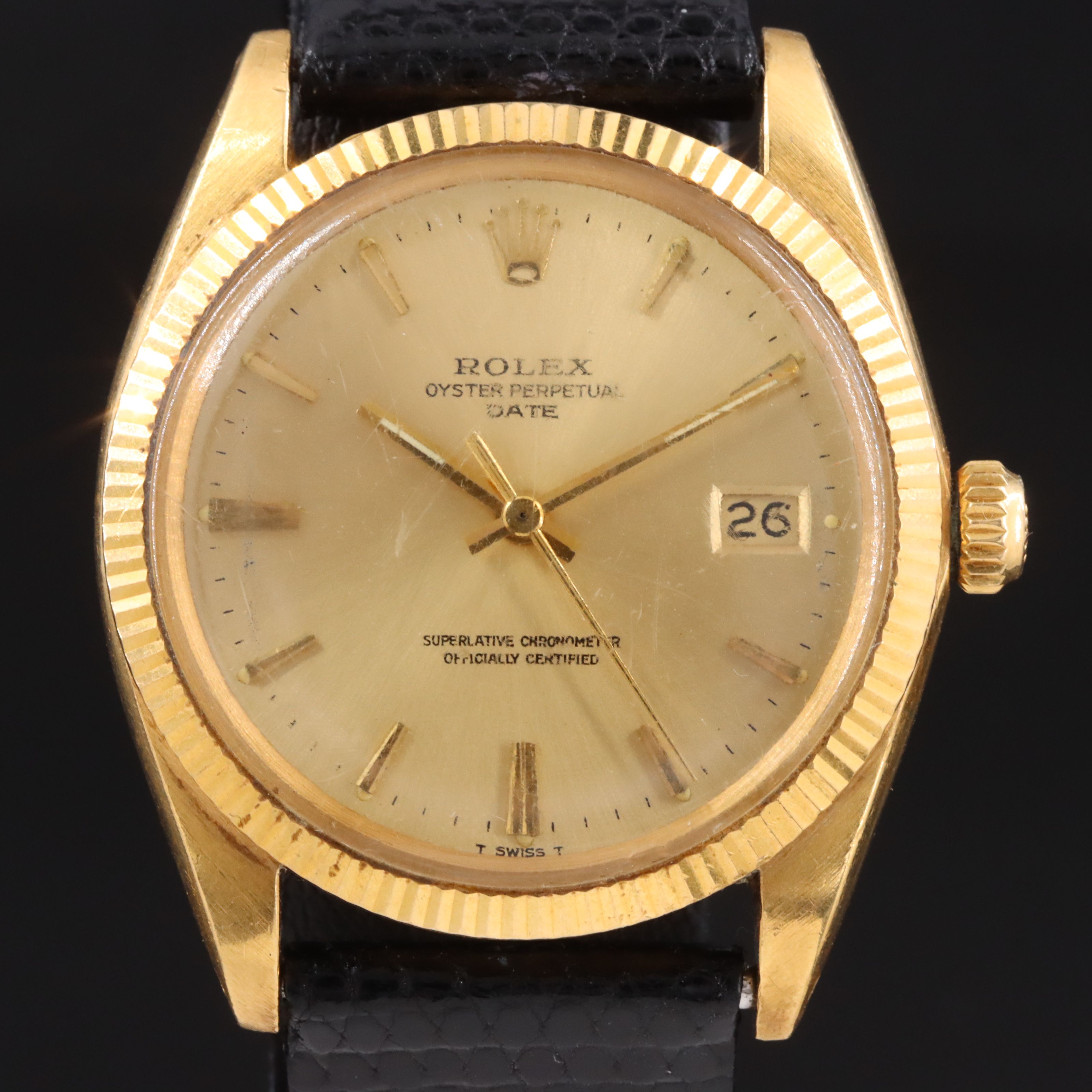 1963 Rolex Oyster Perpetual 18K Model 1503 Watch