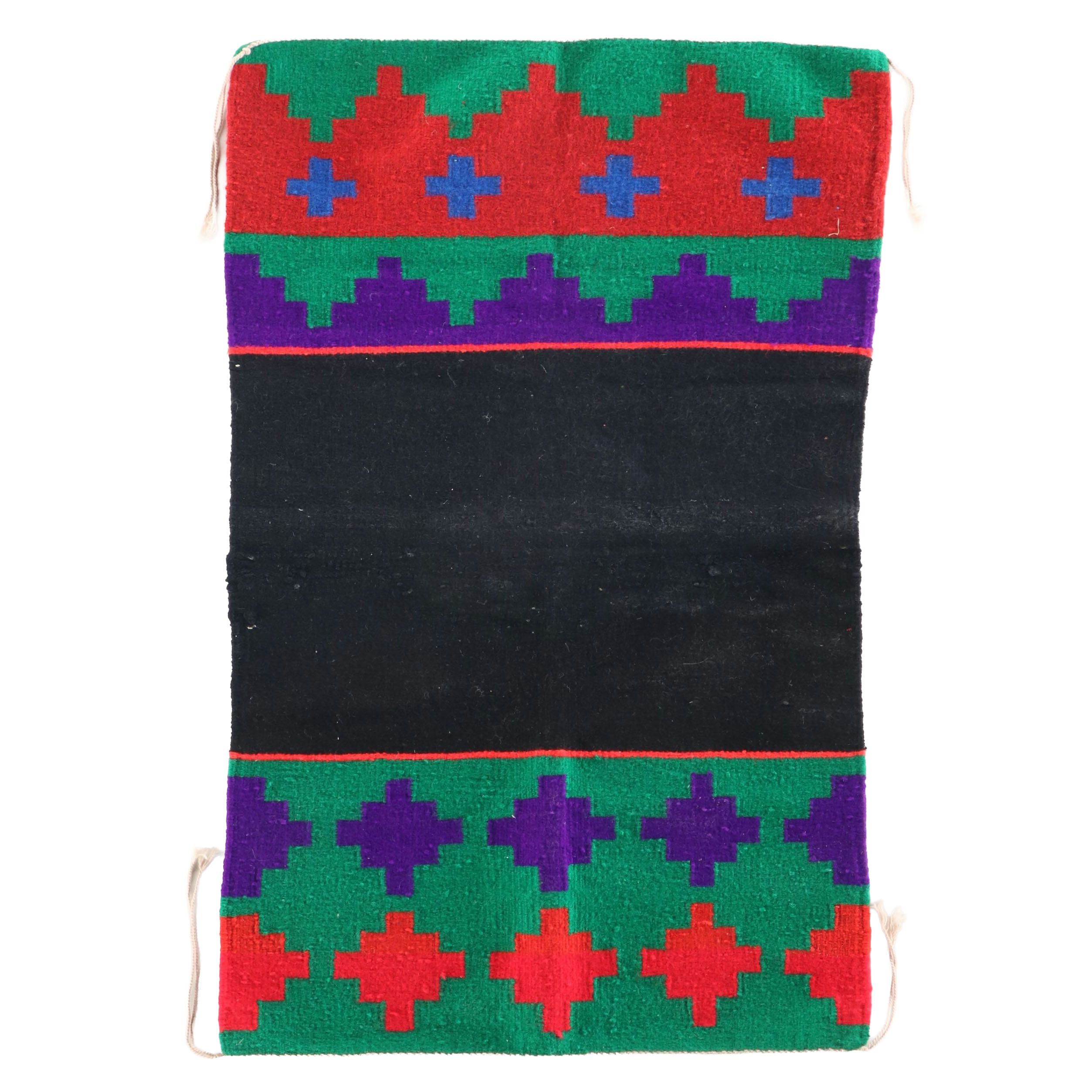 2' x 3'4 Handwoven Navajo Polychrome Biil Dress Rug