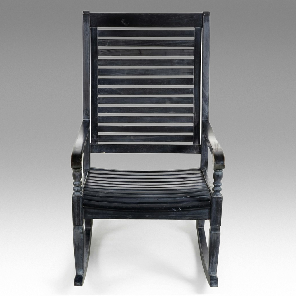 Contemporary Shaker Style Slat-Back Rocking Chair