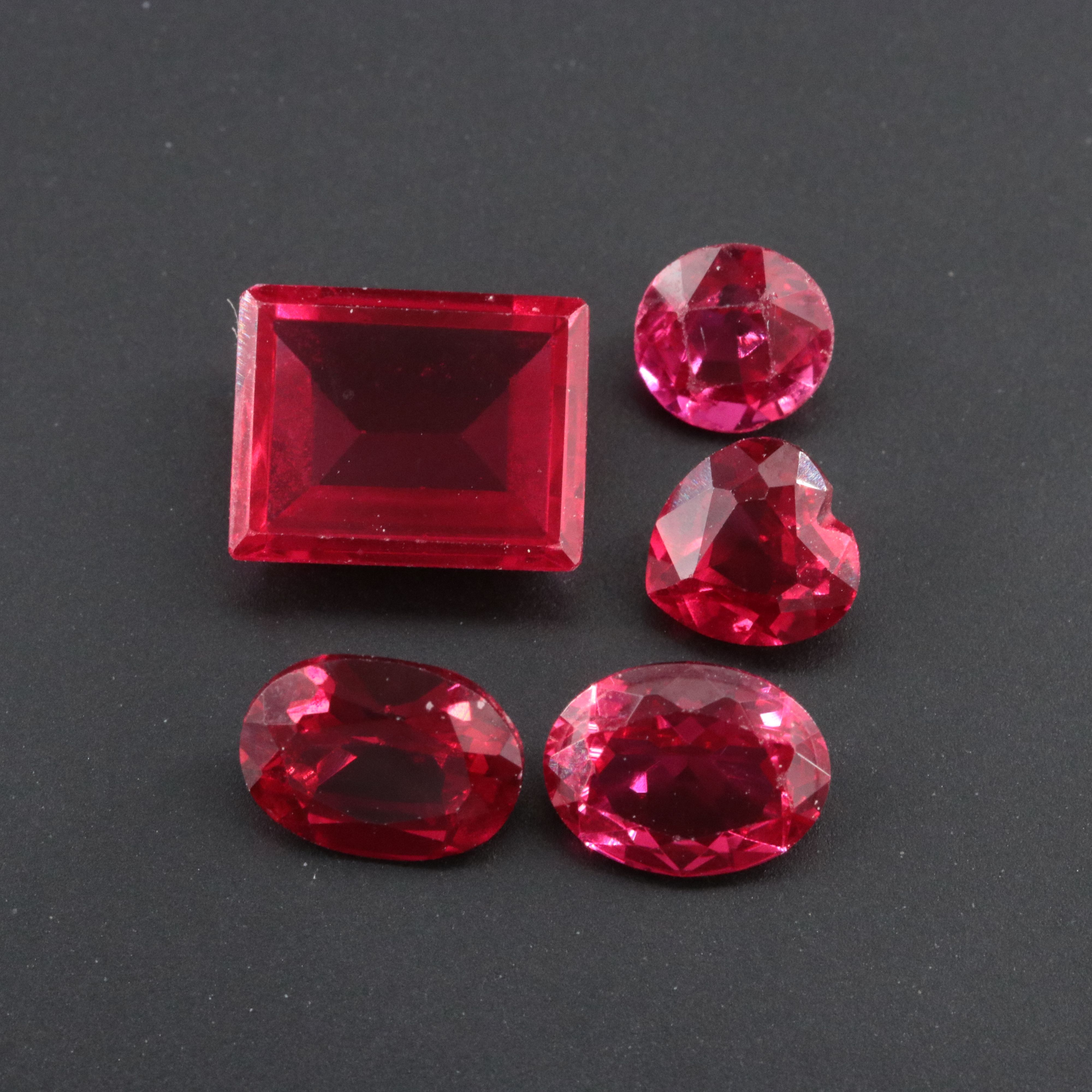 Loose 8.82 CTW Lab Grown Rubies