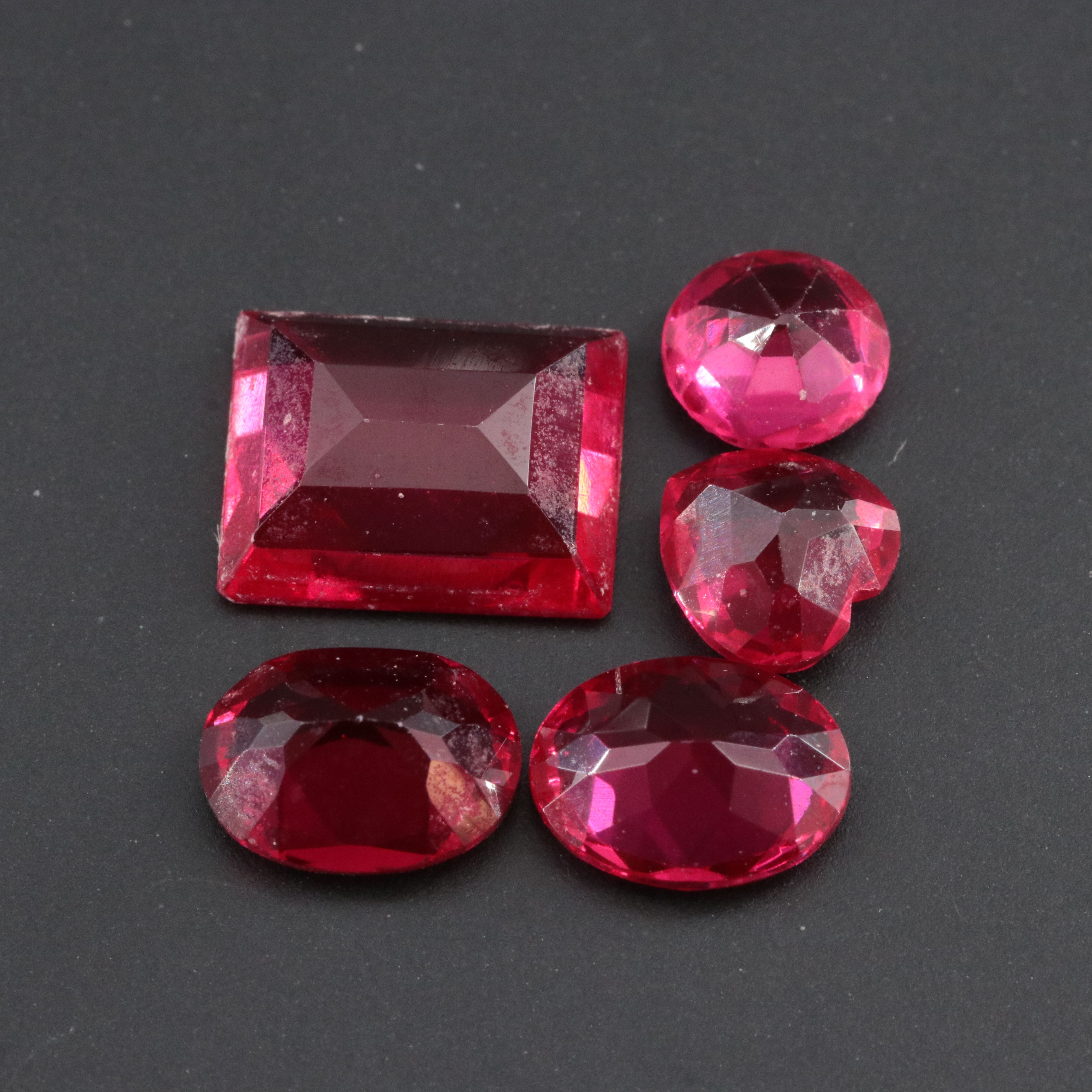 Loose 8.82 CTW Lab Grown Rubies