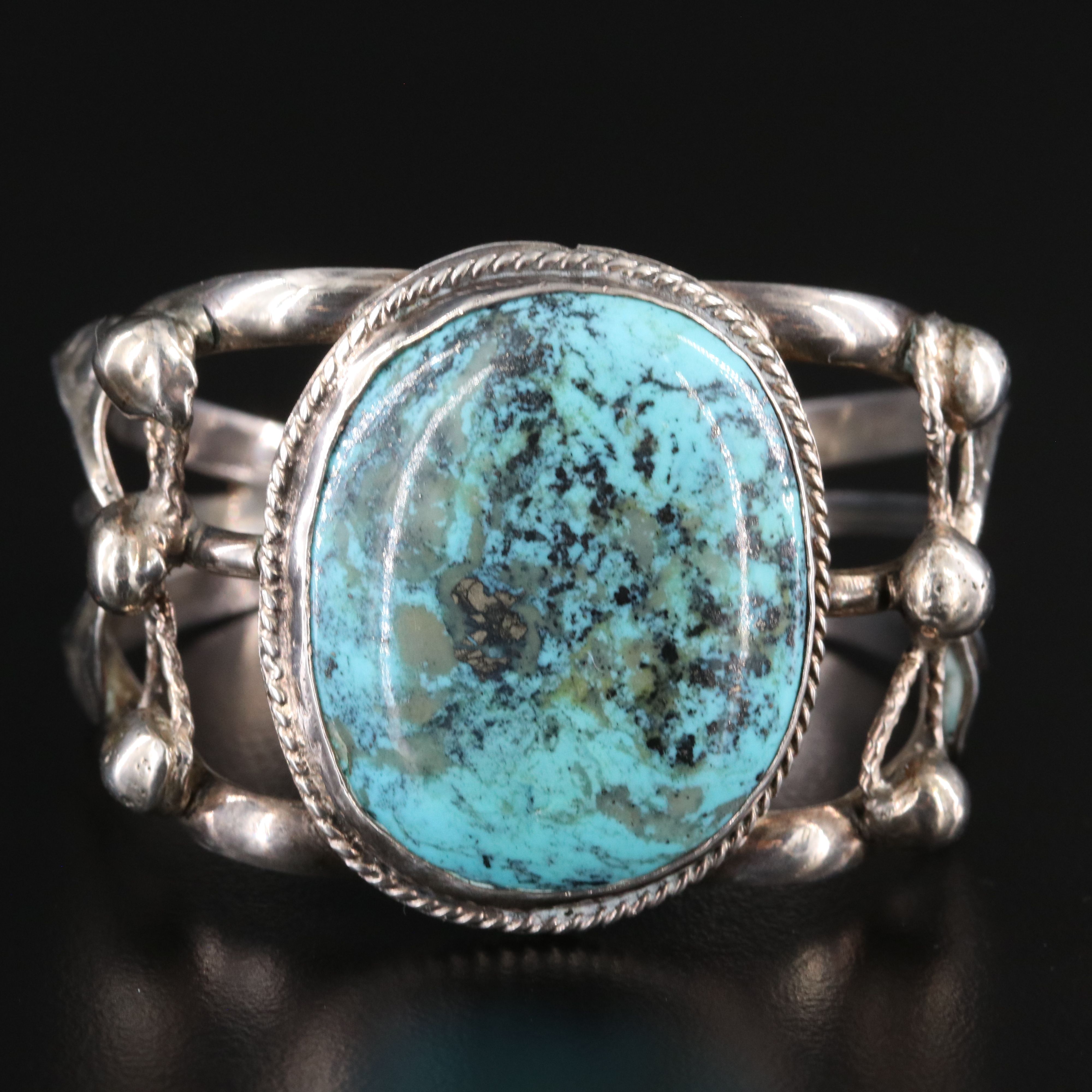 Sterling Turquoise Cuff Bracelet