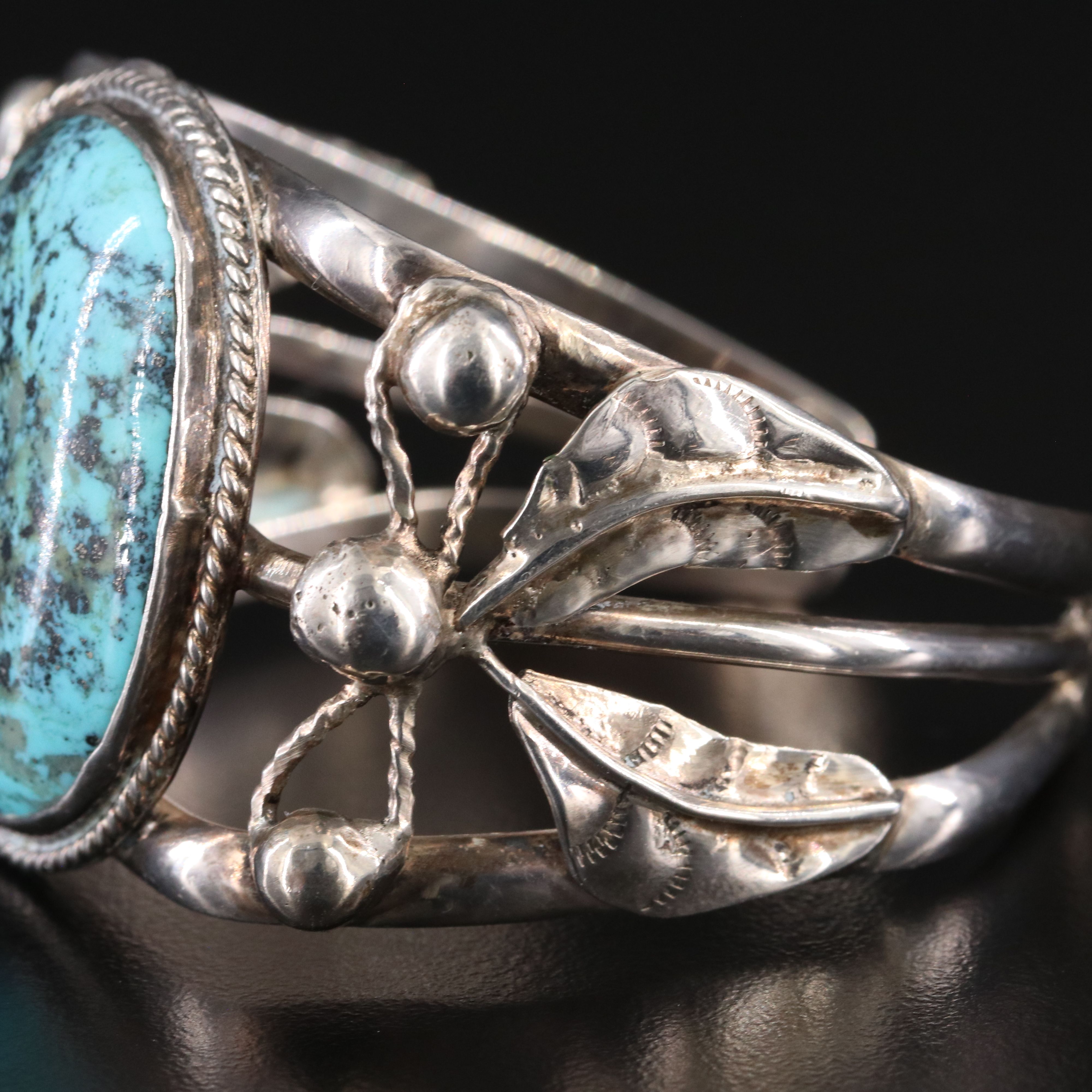 Sterling Turquoise Cuff Bracelet