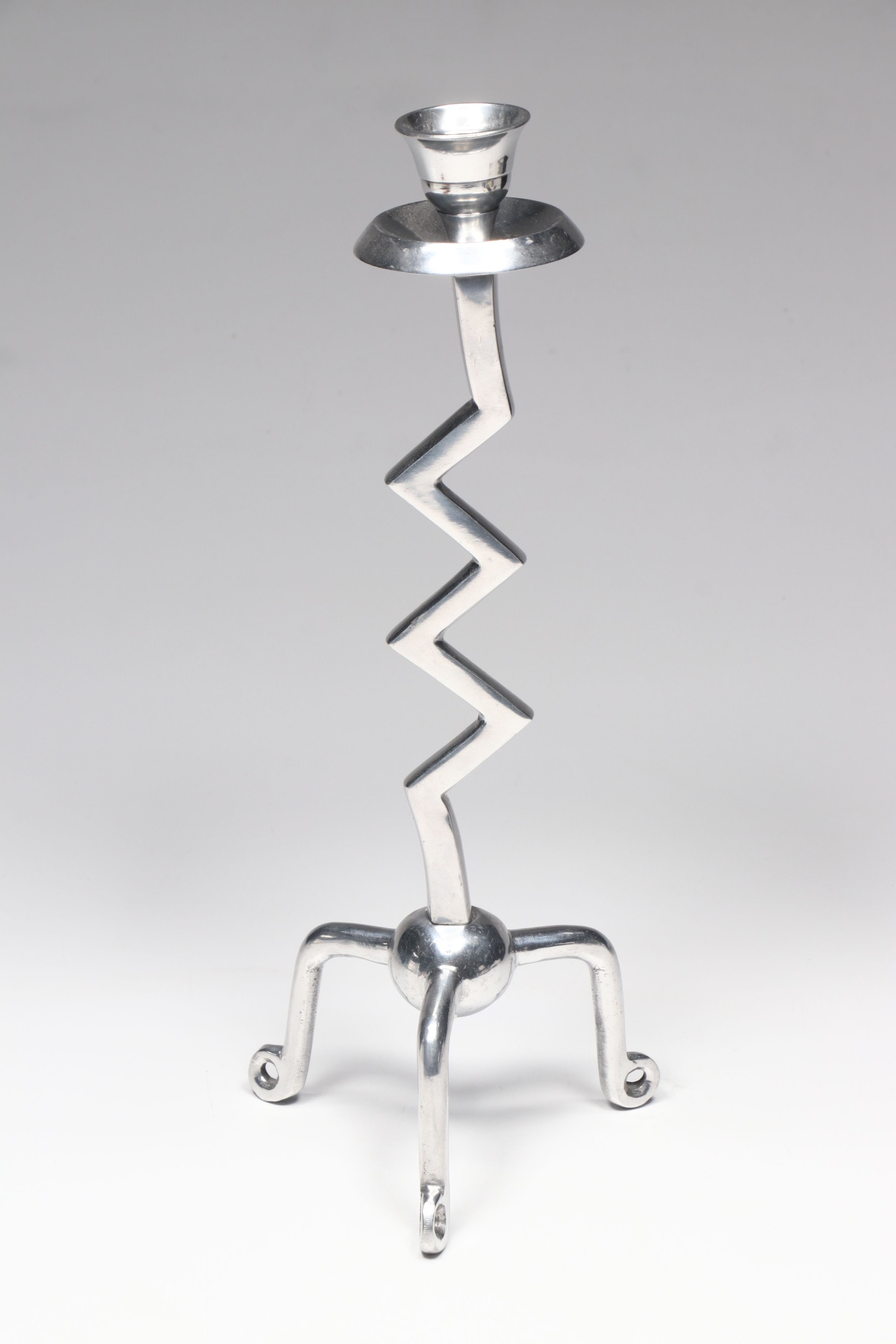 Rabbit Fur Pelt with Postmodern Candleholder and More Office Décor