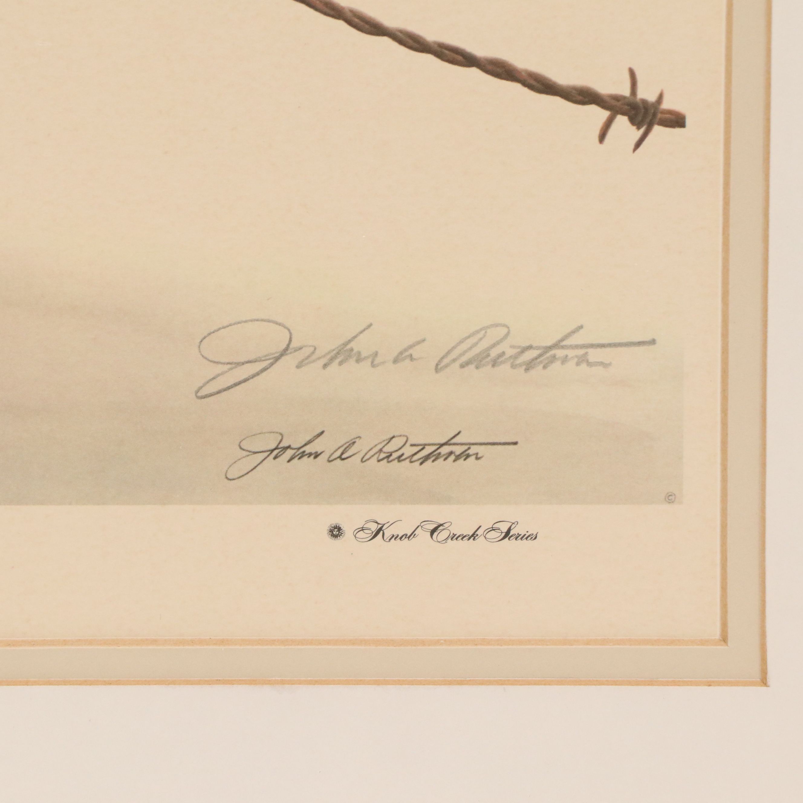 John A. Ruthven Offset Lithograph "Bobwhite Quail"