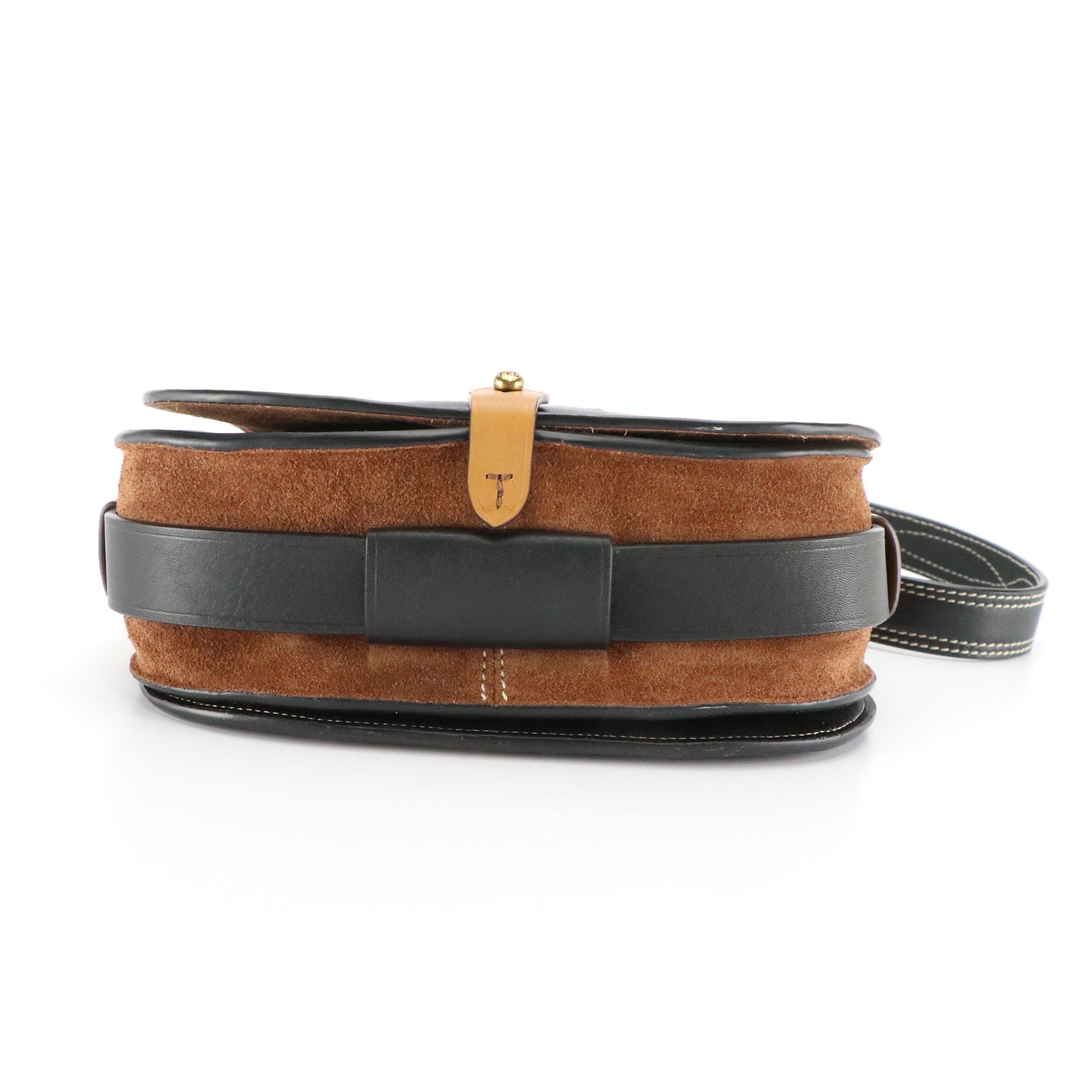 Polo Ralph Lauren Saddle Bag in Tooled Leather