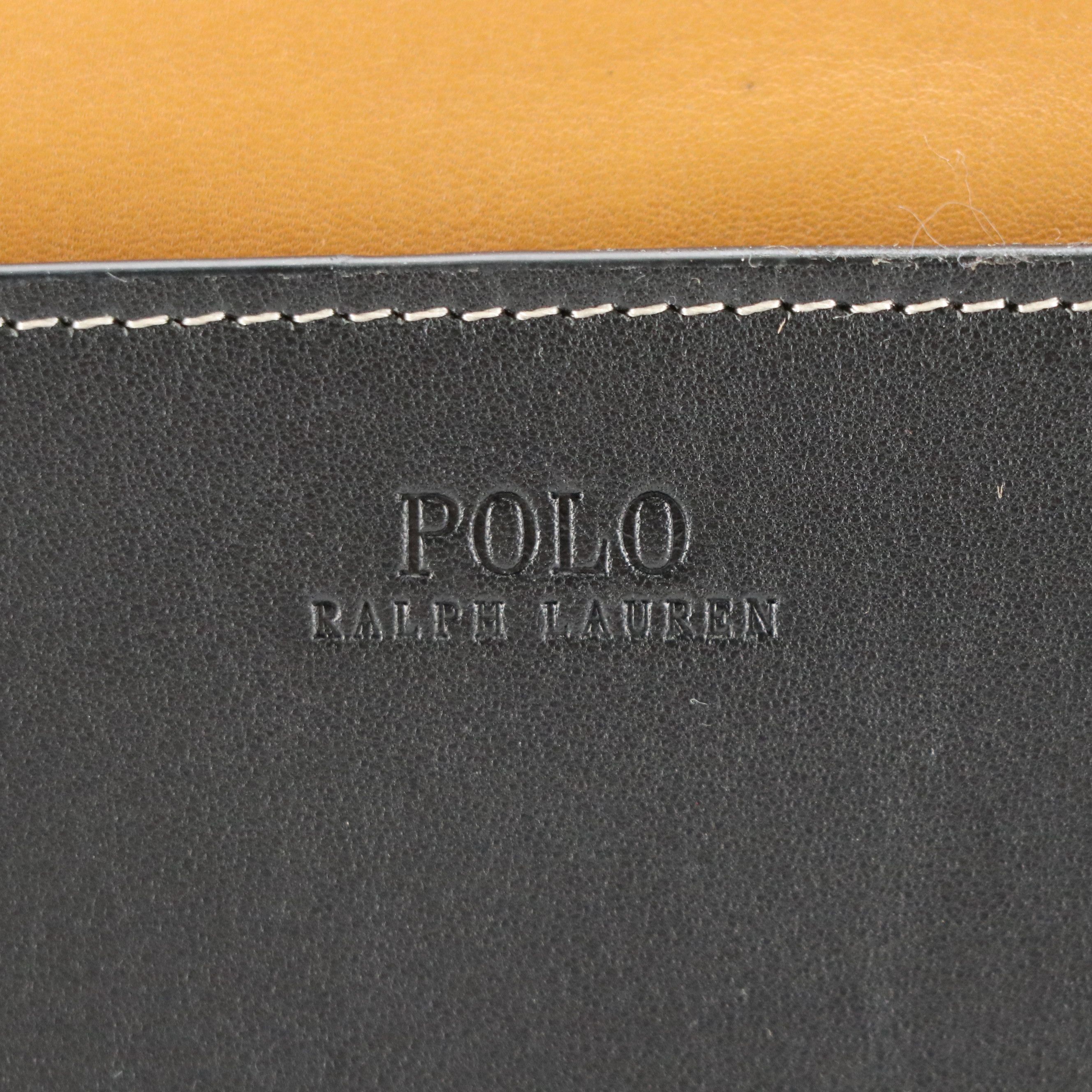 Polo Ralph Lauren Saddle Bag in Tooled Leather