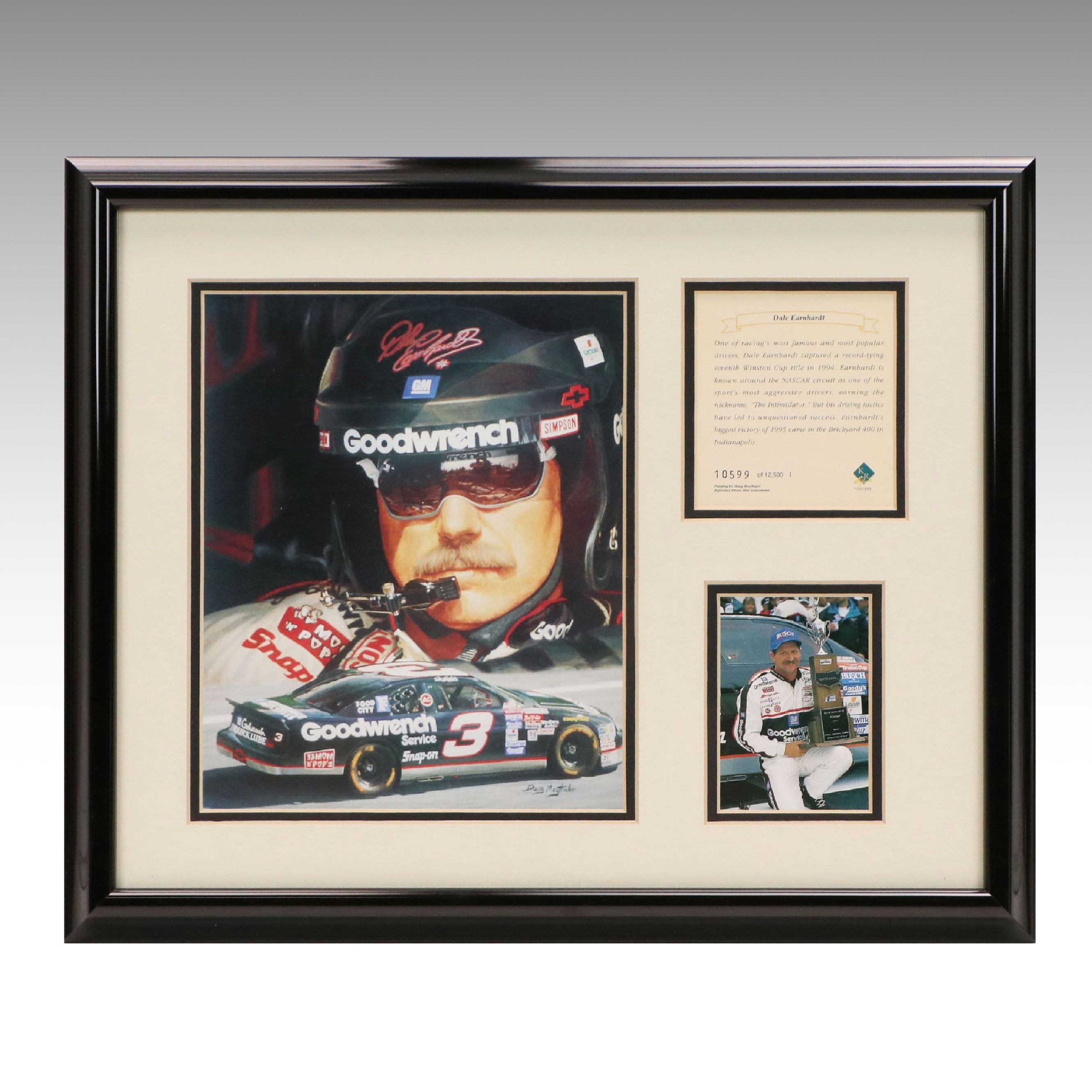 After Doug Meythaler Offset Lithograph "Dale Earnhardt," 1995