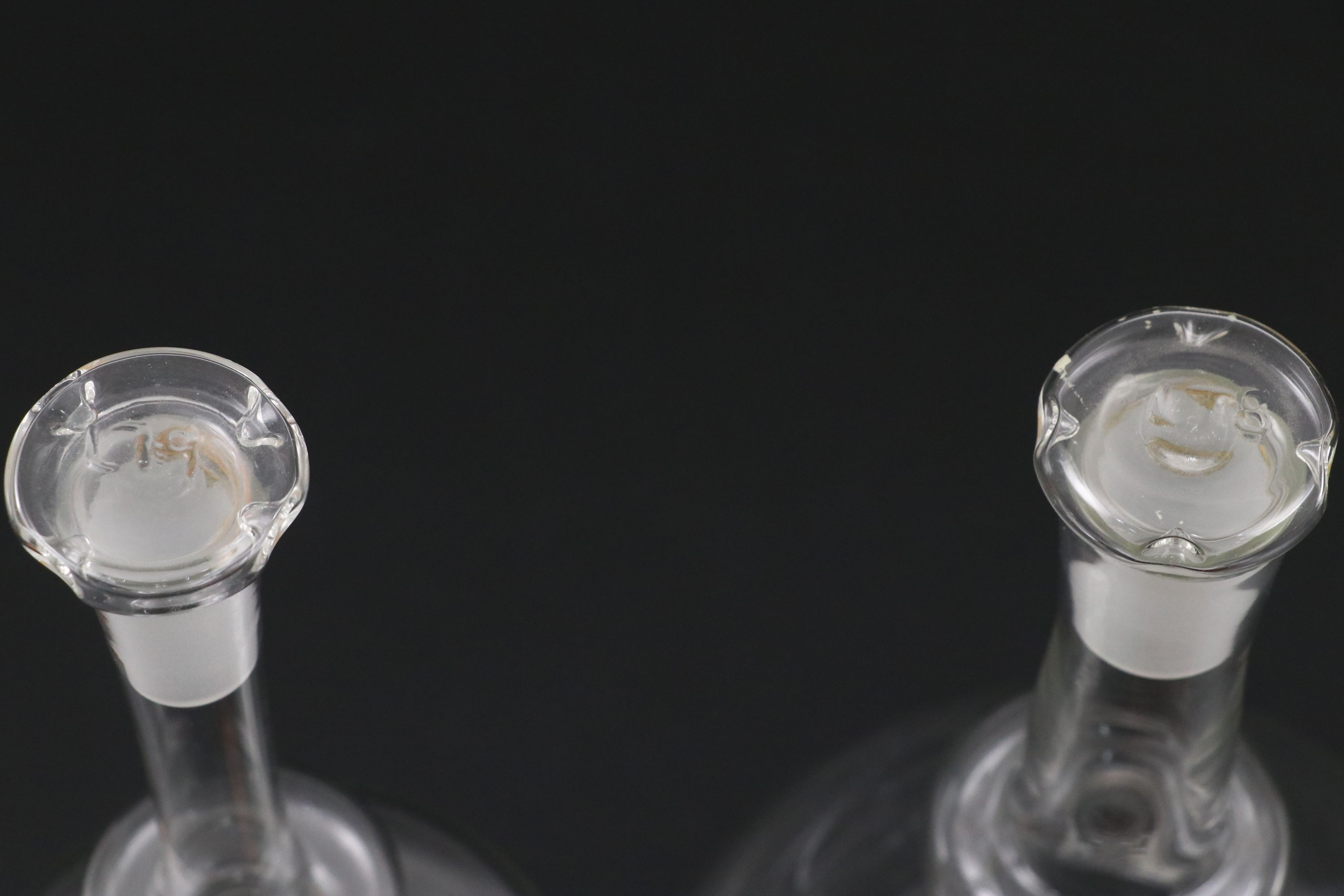 Lichfield Glass Handblown "Ocean 71" and "Mayflower" Ship in Decanter with Bases