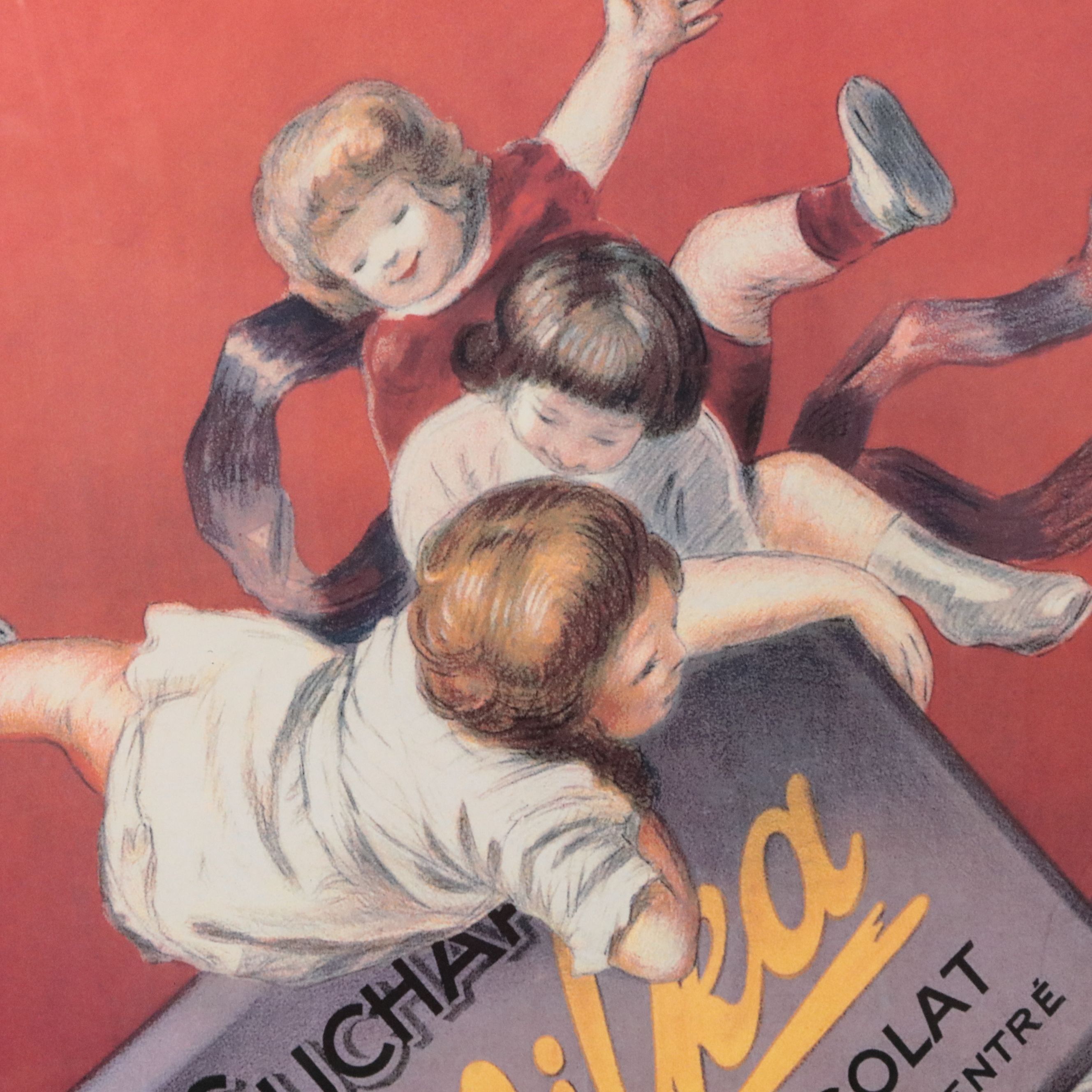 Chocolat Suchard Advertisement Offset Lithograph After Leonetto Cappiello, 1998