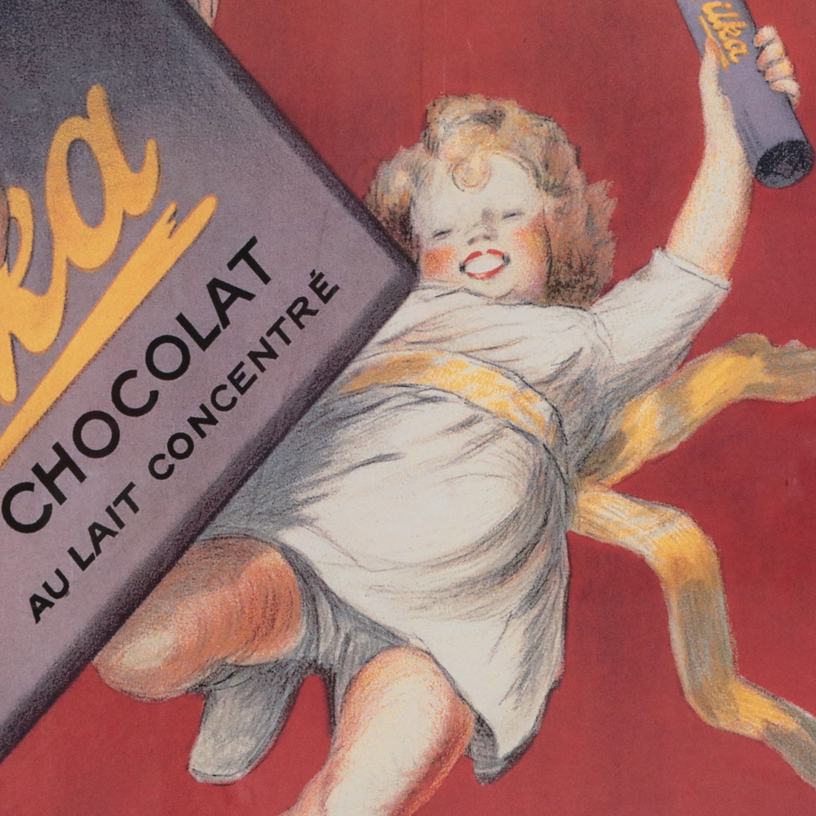 Chocolat Suchard Advertisement Offset Lithograph After Leonetto Cappiello, 1998