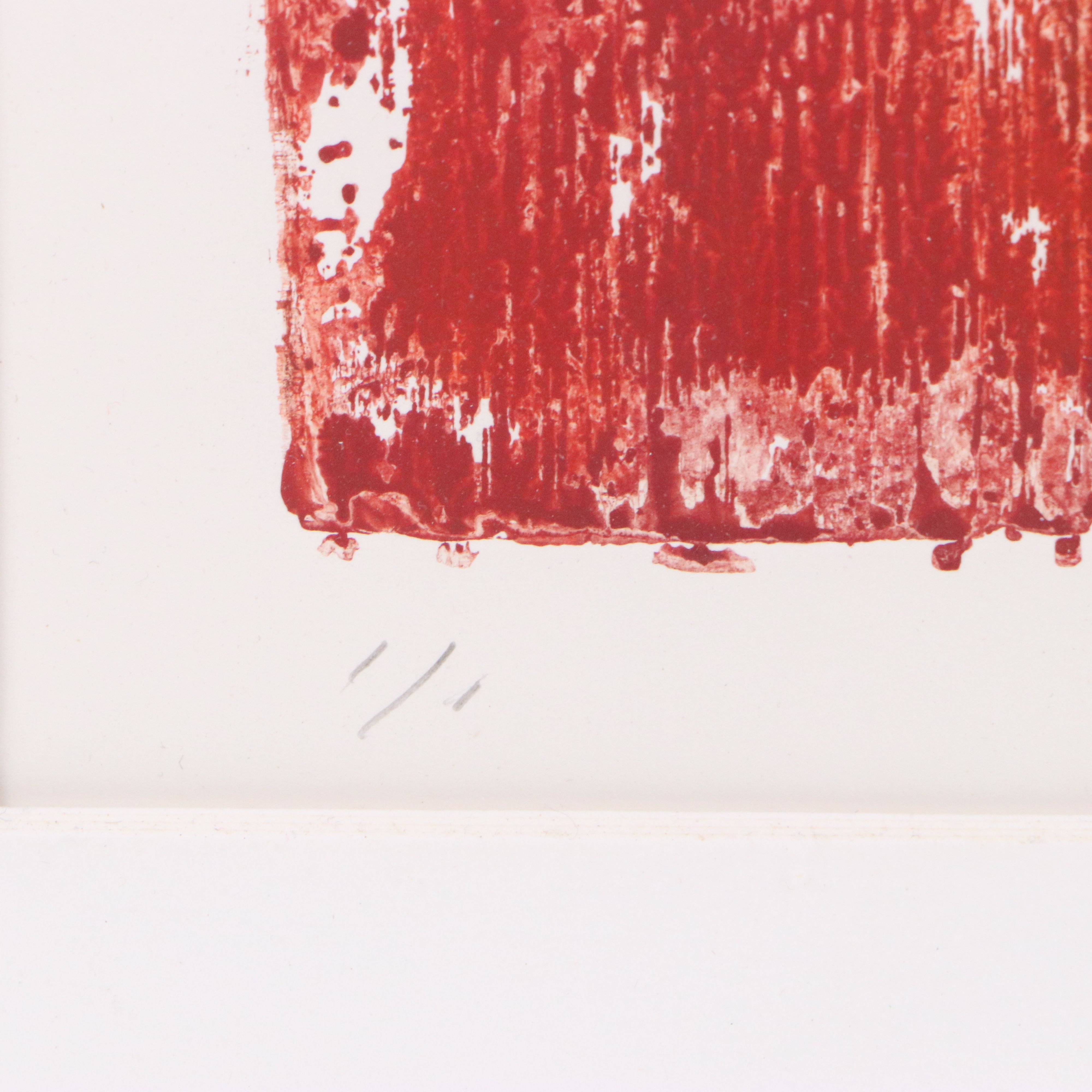 Modernist Figurative Monotype, 1980