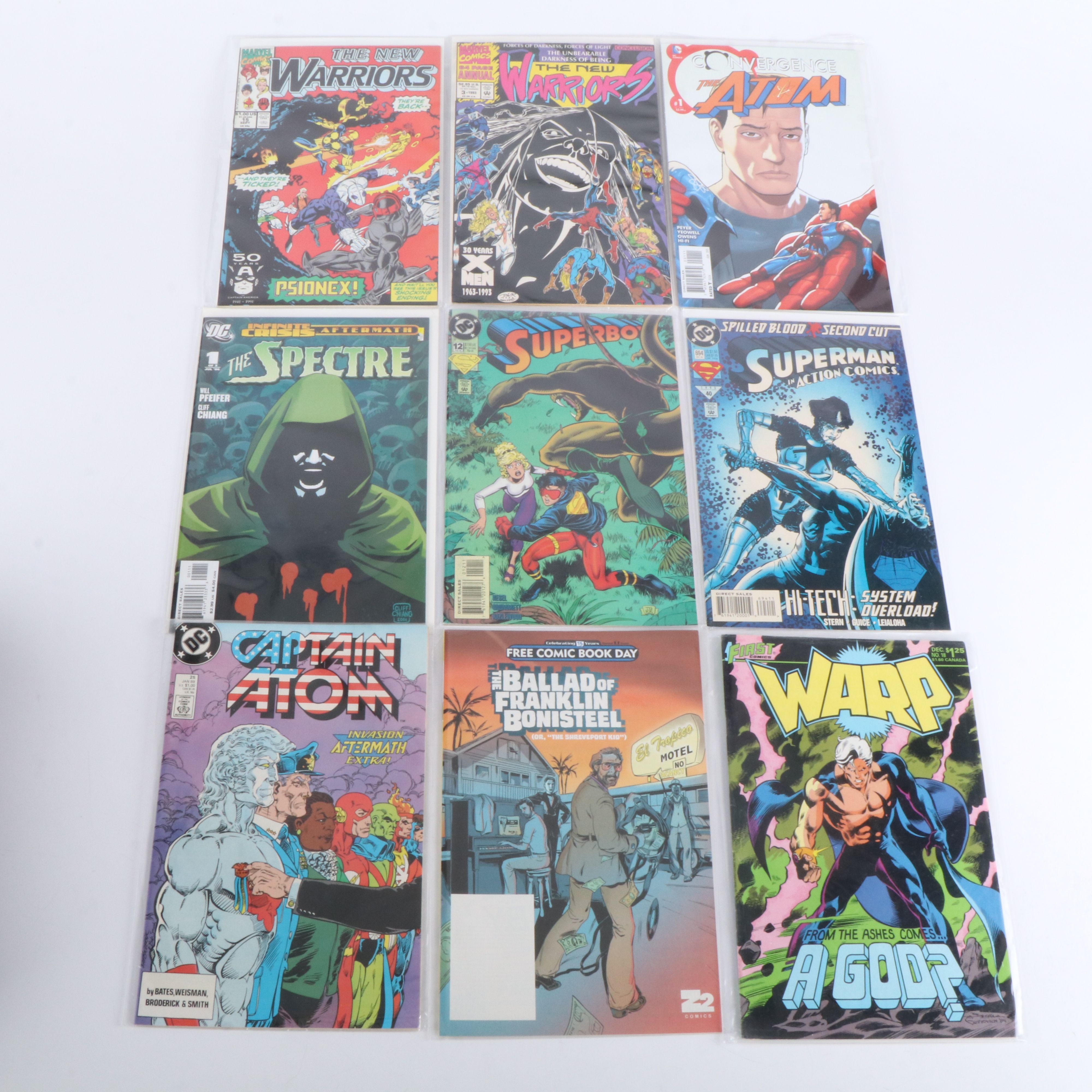 Bronze-Modern Age Comic Books with "The Warlord", "Deadshot", and More