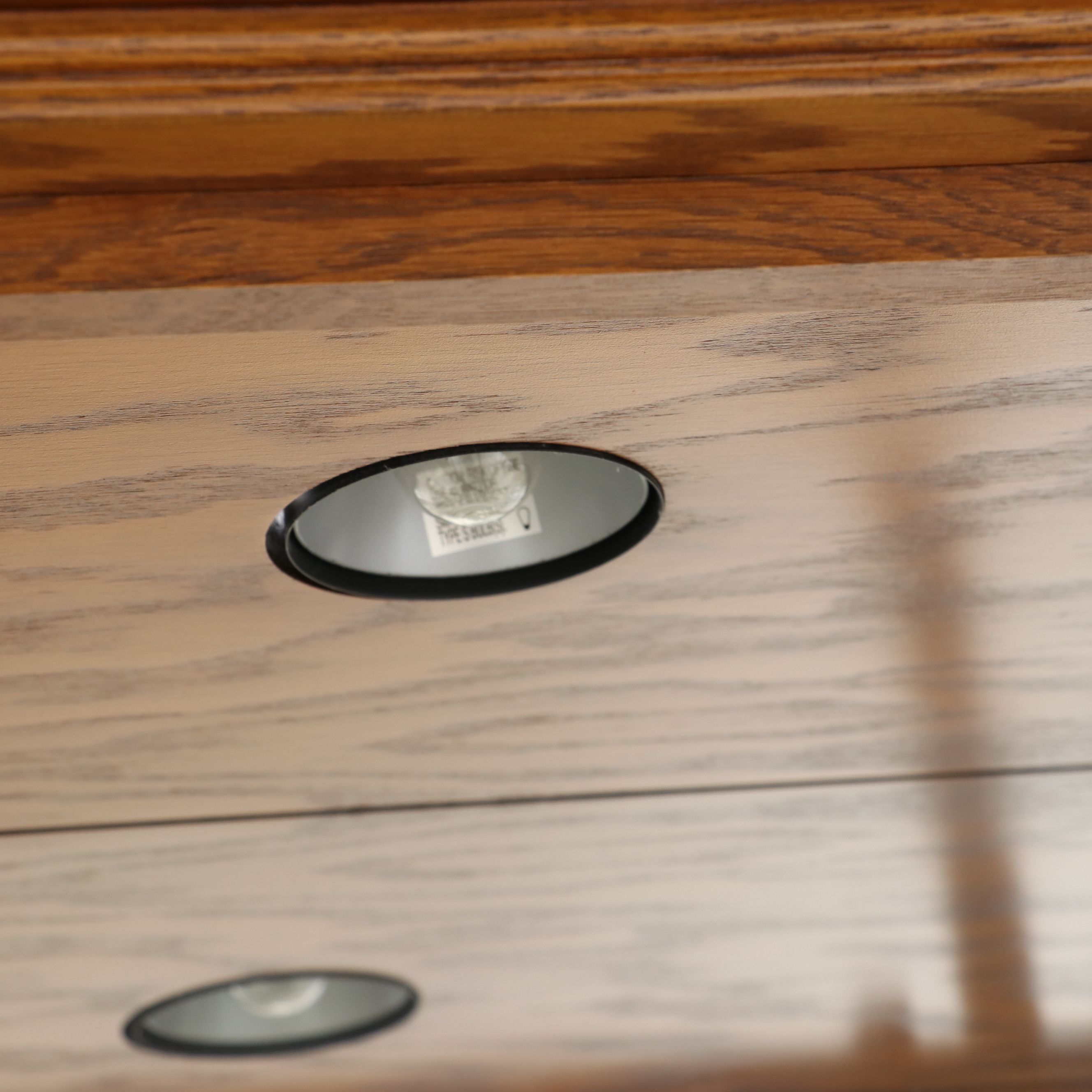 Philip Reinisch "Lighthouse" Illuminated Oak Curio Cabinet