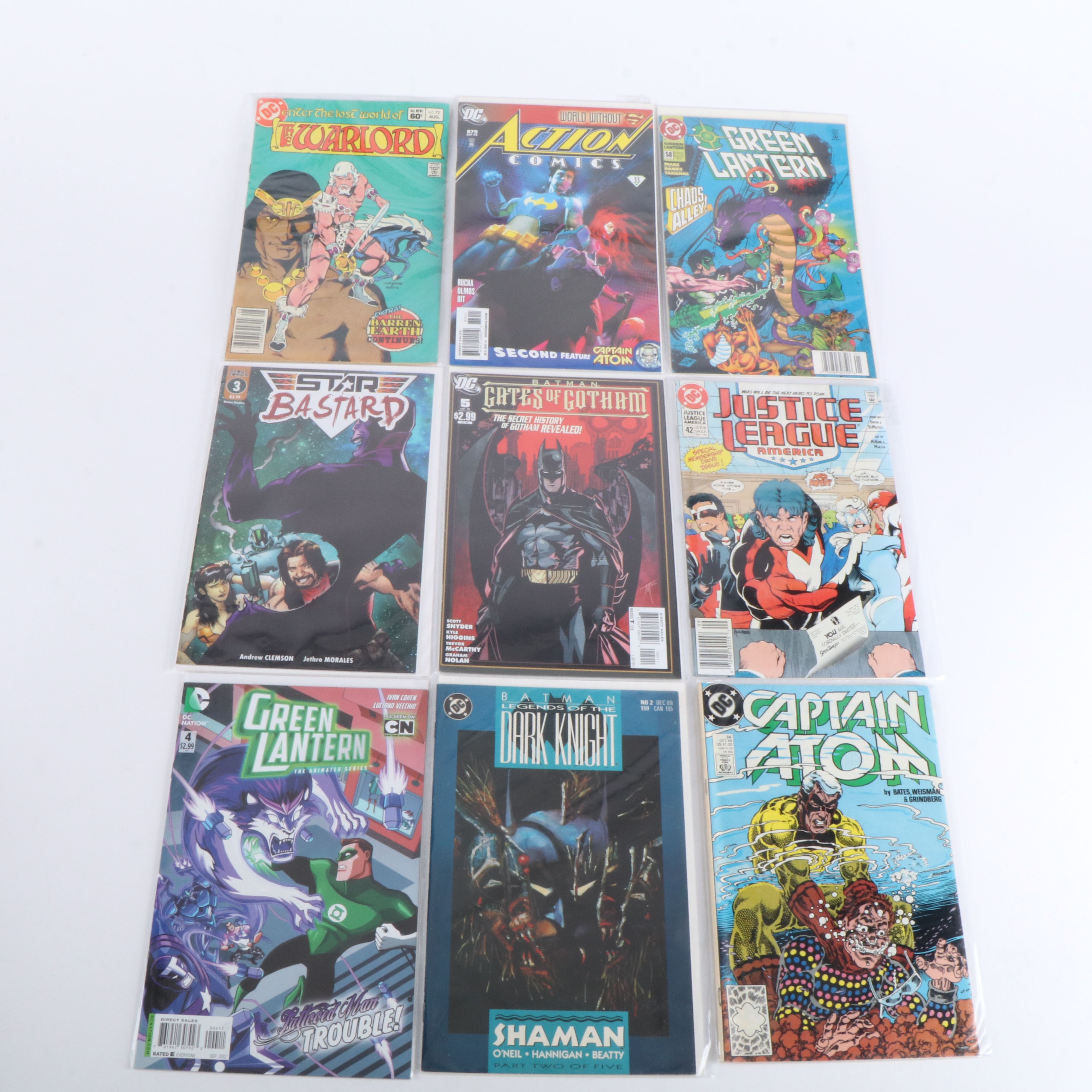 Bronze-Modern Age Comic Books with "The Warlord", "Deadshot", and More