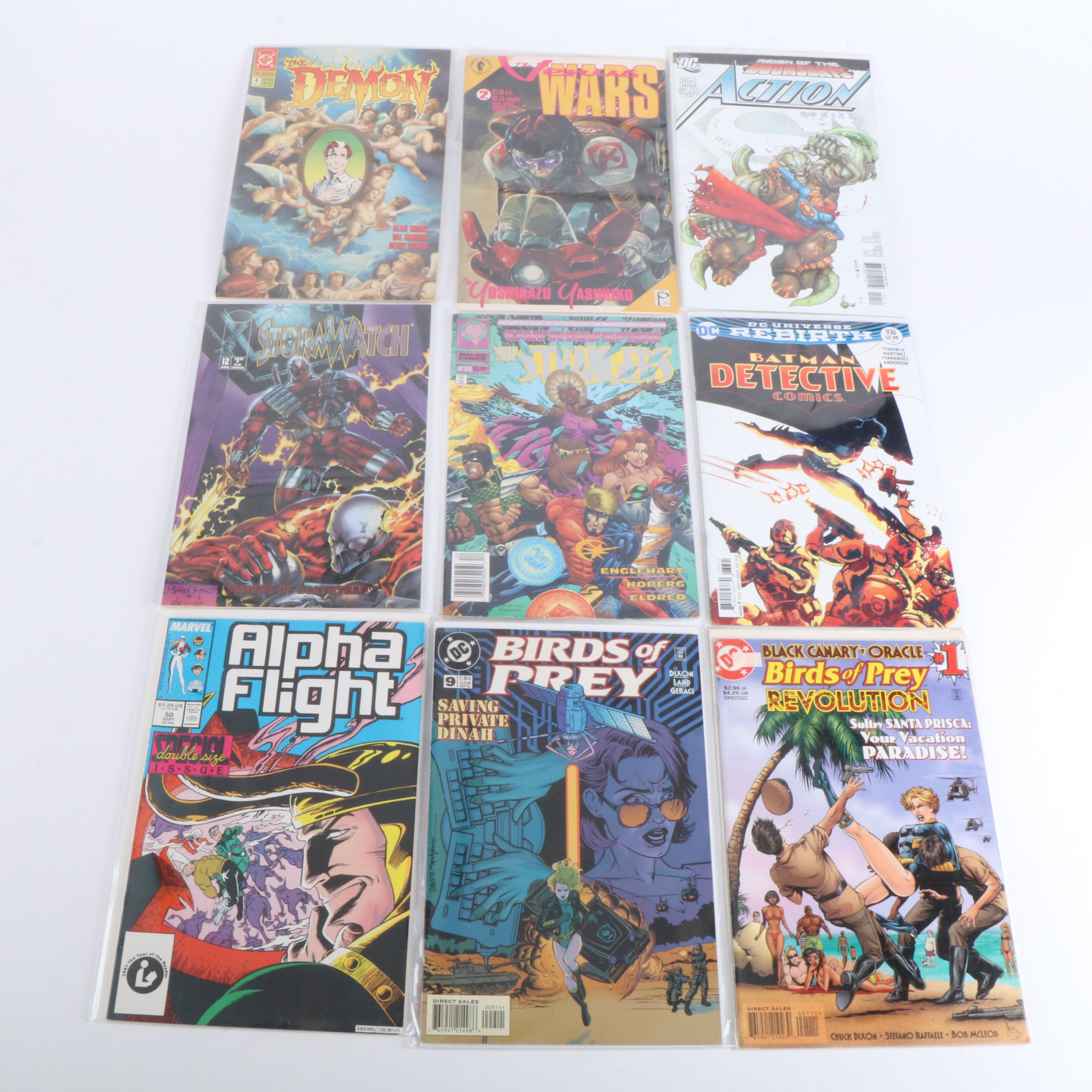 Bronze-Modern Age Comic Books with "The Warlord", "Deadshot", and More