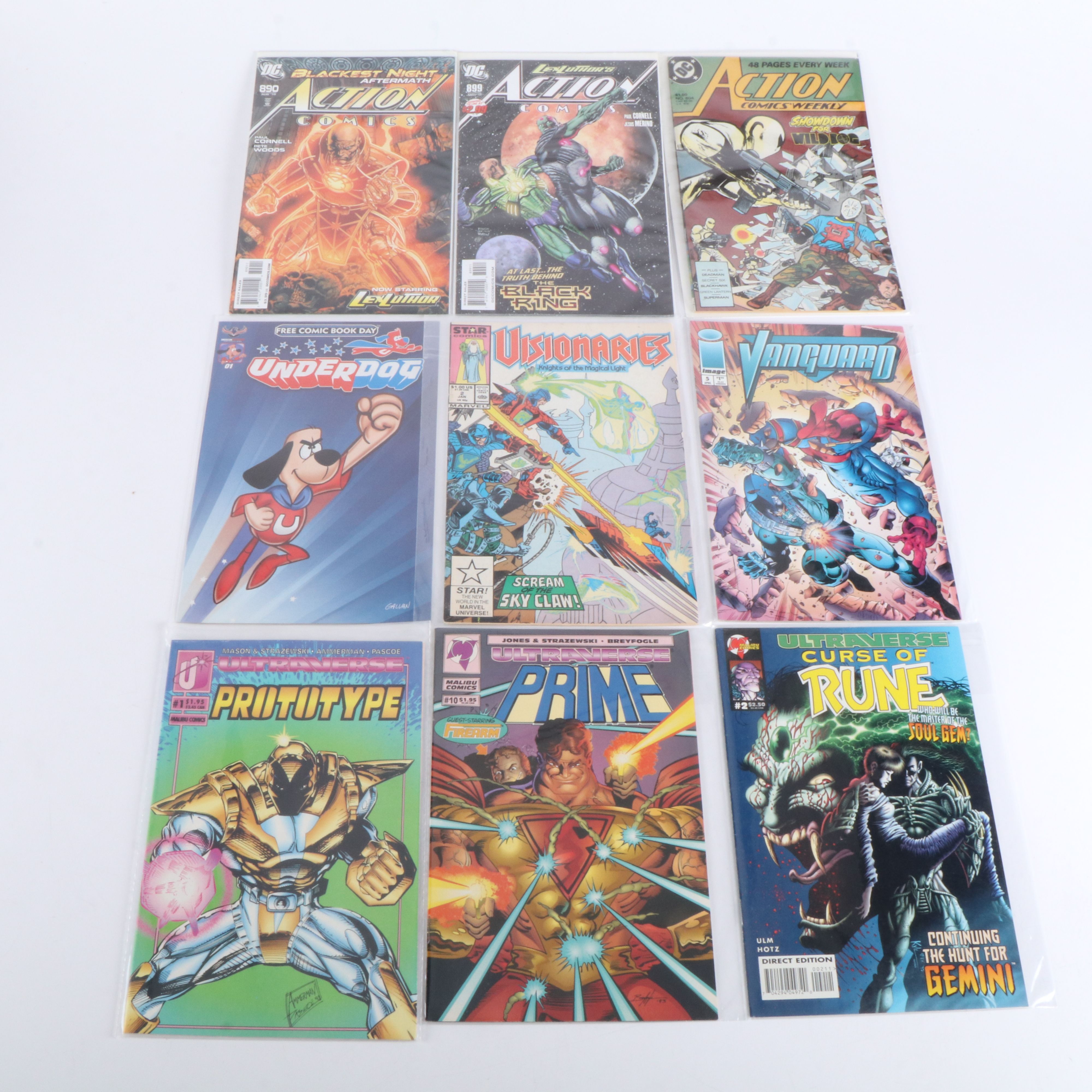 Bronze-Modern Age Comic Books with "The Warlord", "Deadshot", and More