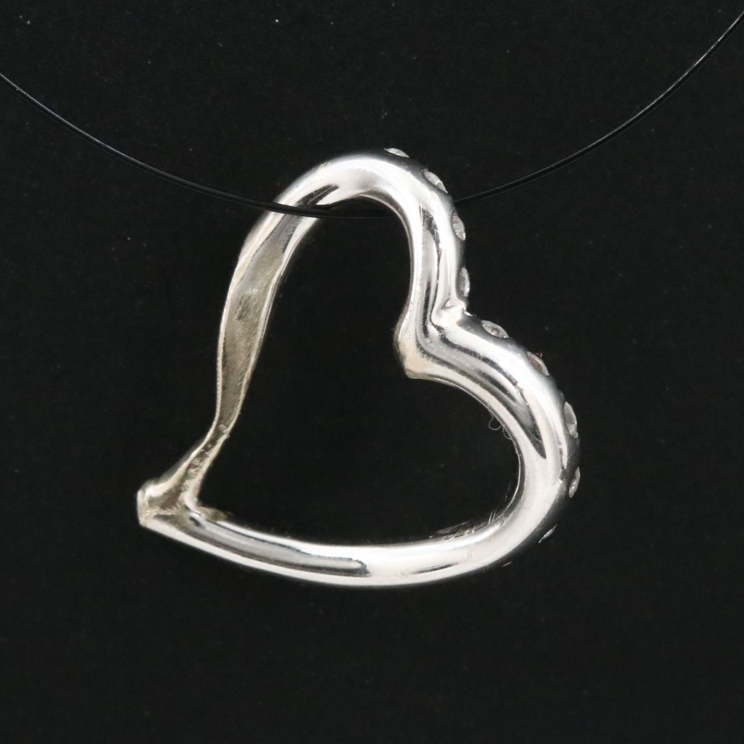 18K 0.26 CTW Diamond Heart Pendant