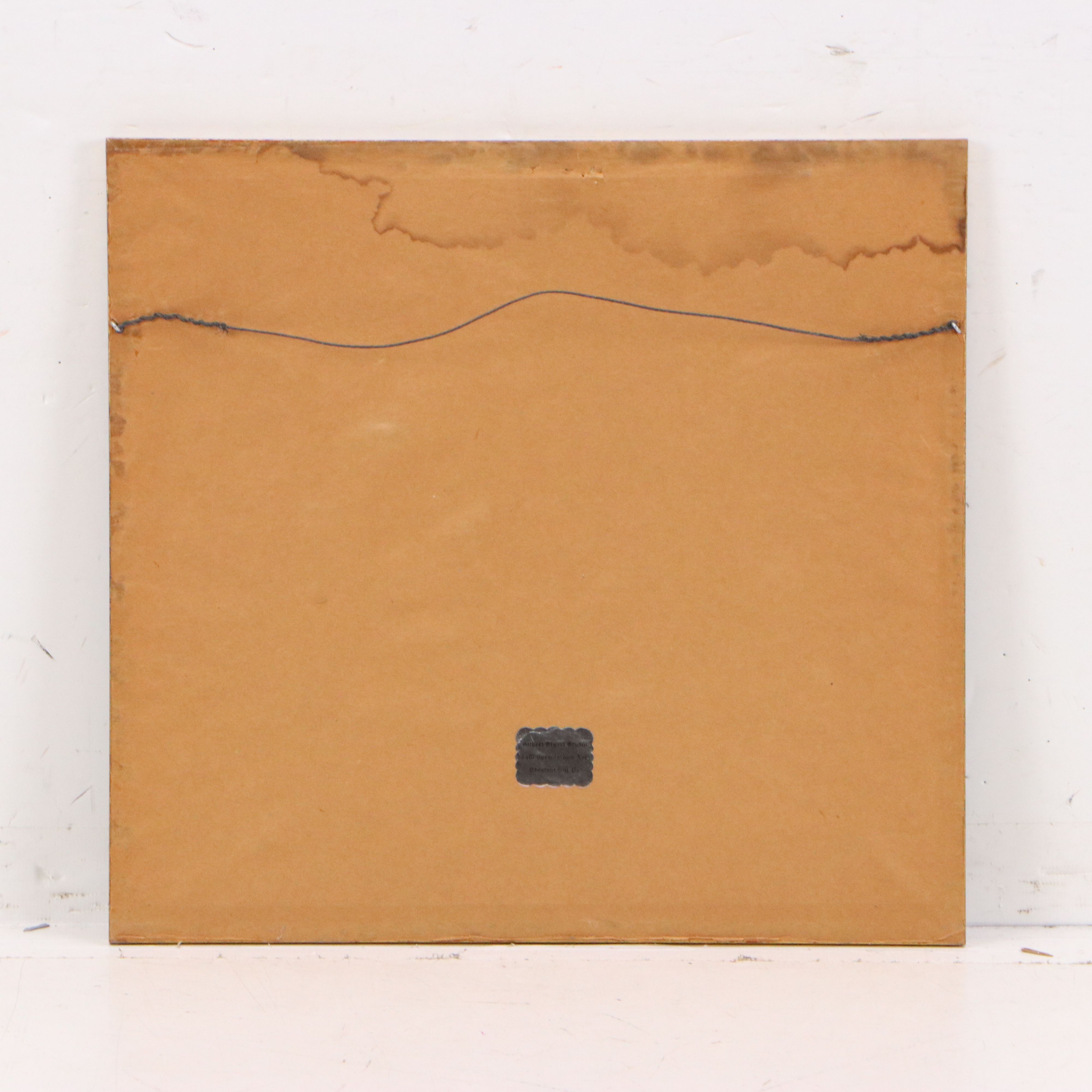 Felipe Orlando Surrealist Figure Gouache Painting, Late 20th or 21st Century