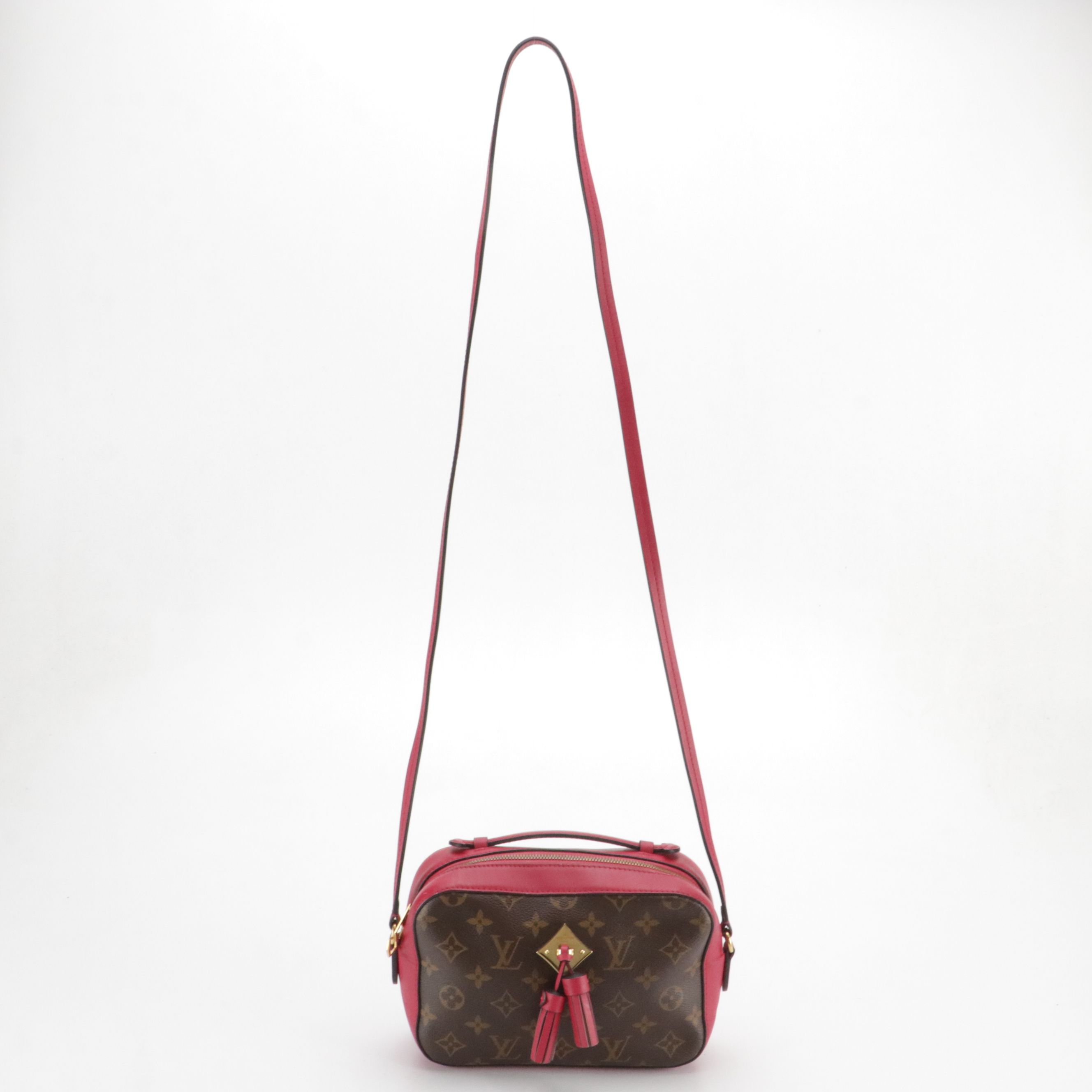 Louis Vuitton Saintonge Two-Way Crossbody Bag in Monogram Canvas and Leather