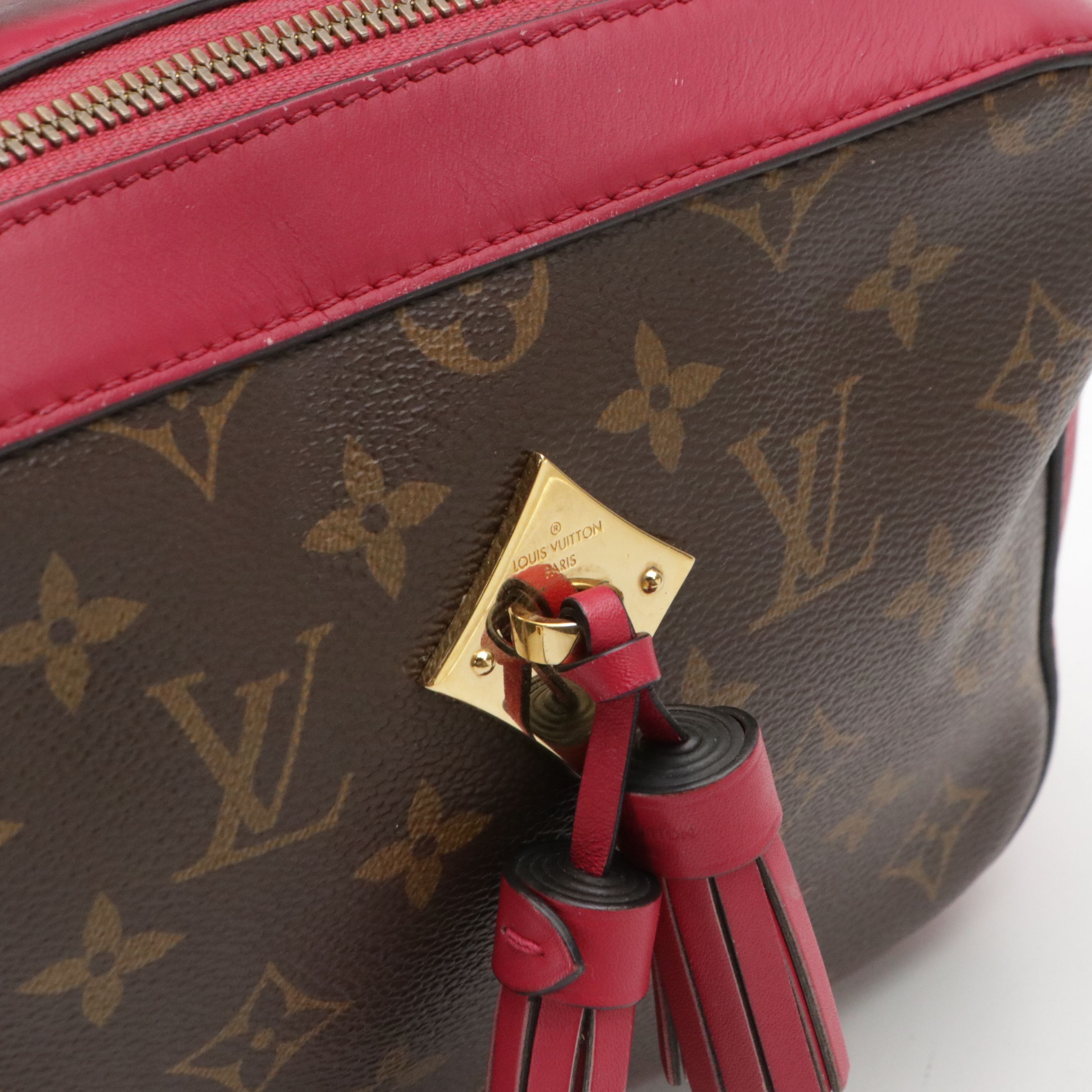 Louis Vuitton Saintonge Two-Way Crossbody Bag in Monogram Canvas and Leather