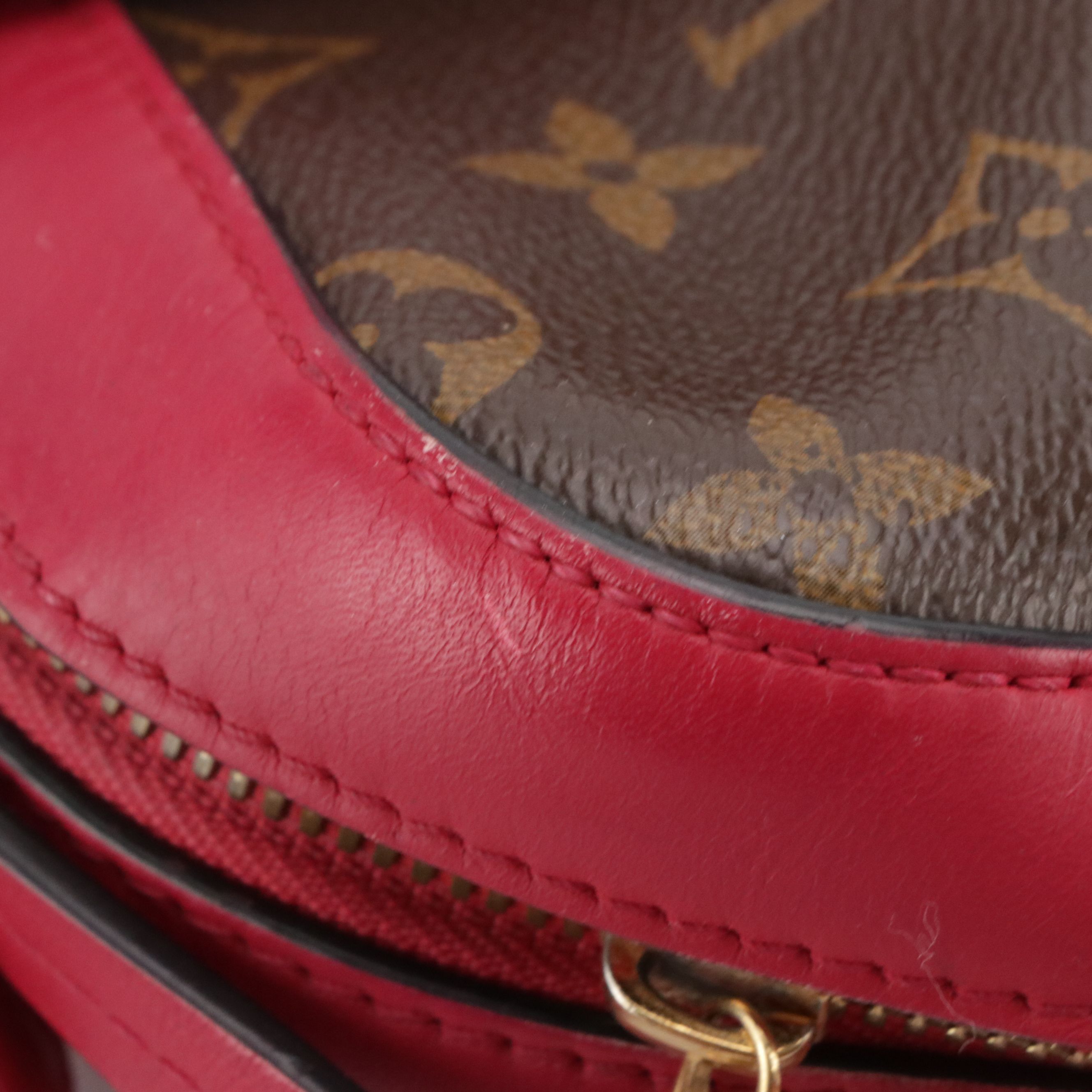 Louis Vuitton Saintonge Two-Way Crossbody Bag in Monogram Canvas and Leather