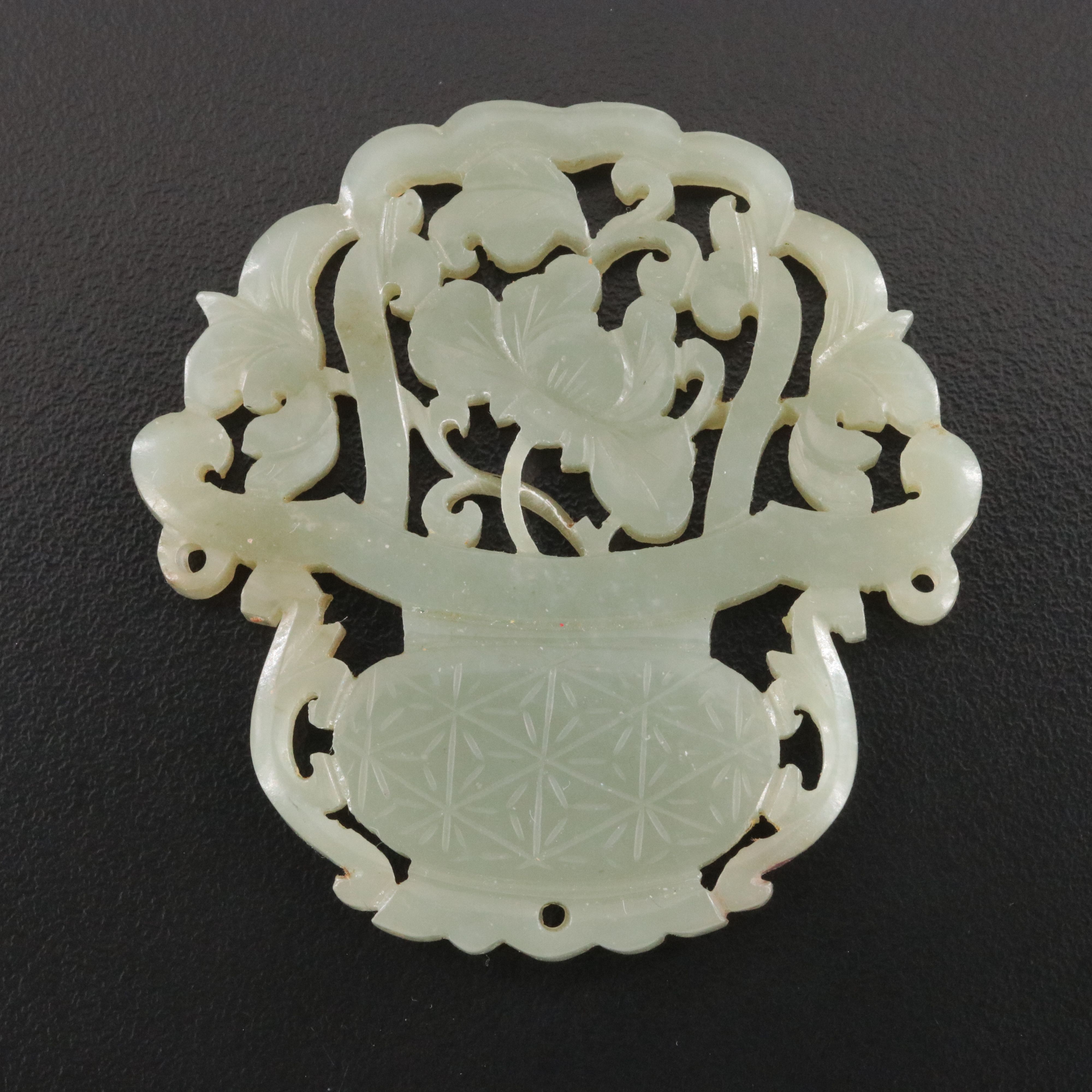 Carved Serpentine Pendant